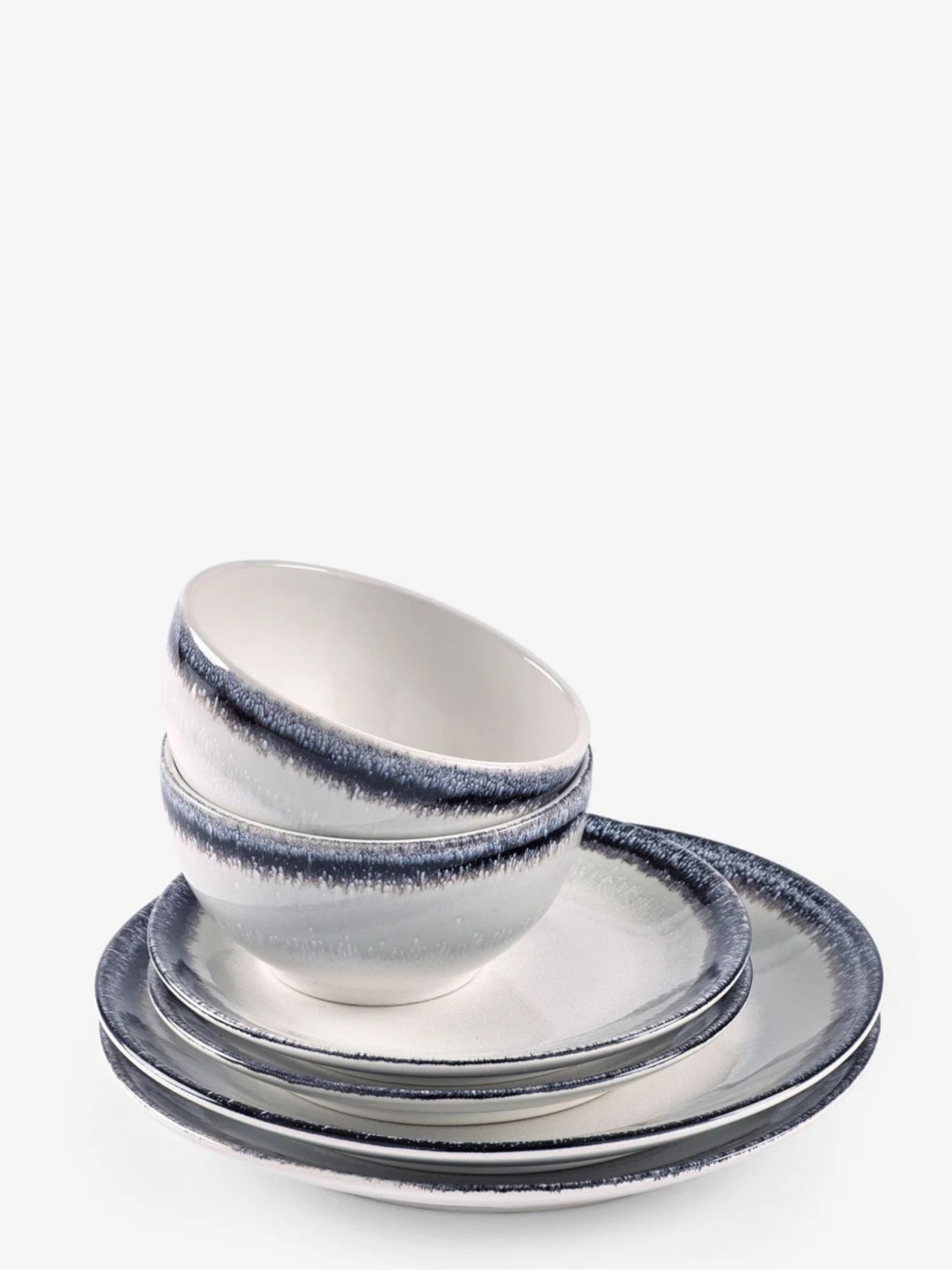 Set 3 Piese Antalis Grey (farfurie Mare, farfurie mica, bol), la comanda, 50 de seturi 4