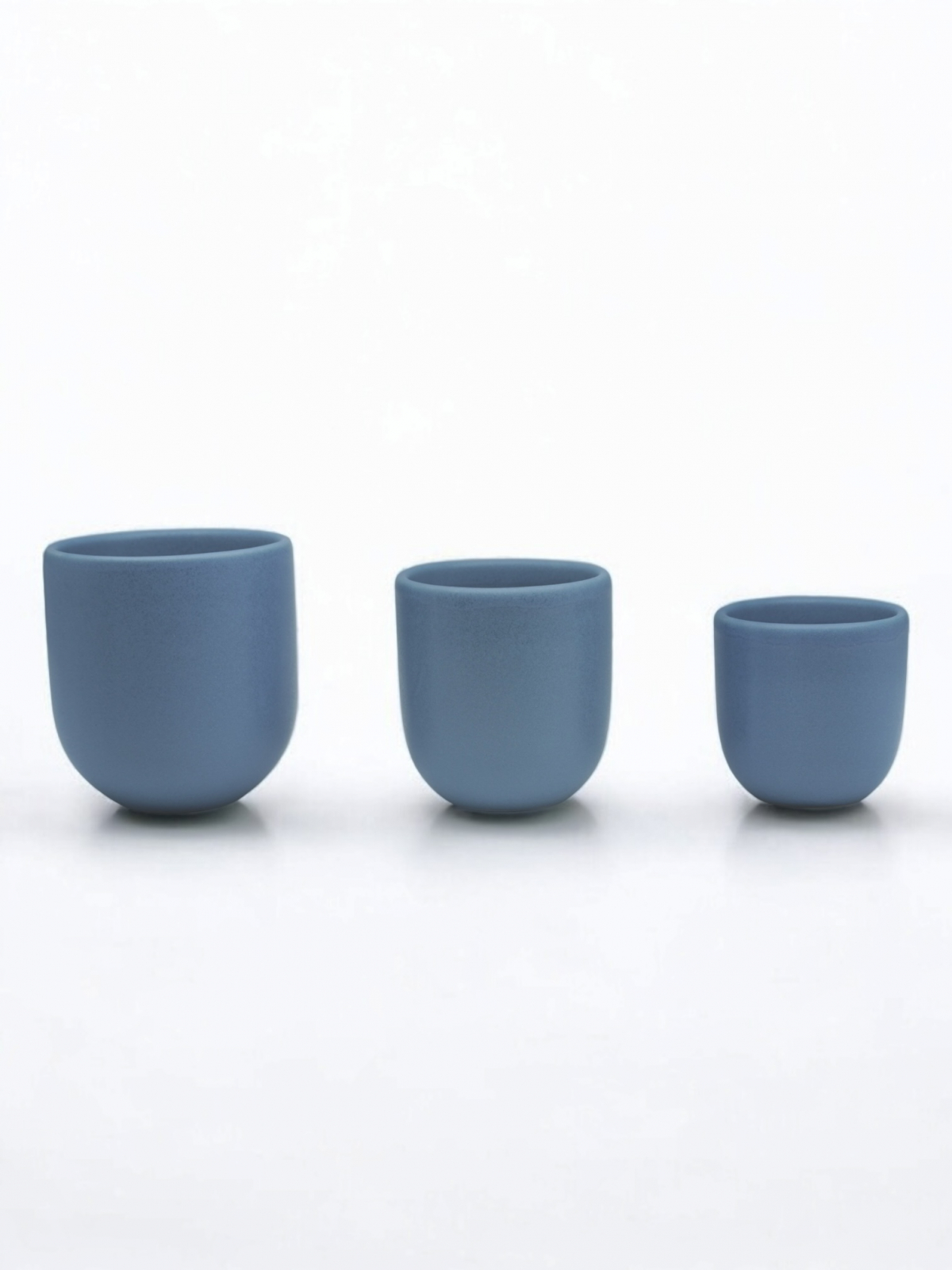 Pahar Cafea NOVUM Velaris Blue Moon 250 ml (Luna Albasta Mat) ,   Gresie Ceramica Glazurata Manual 4