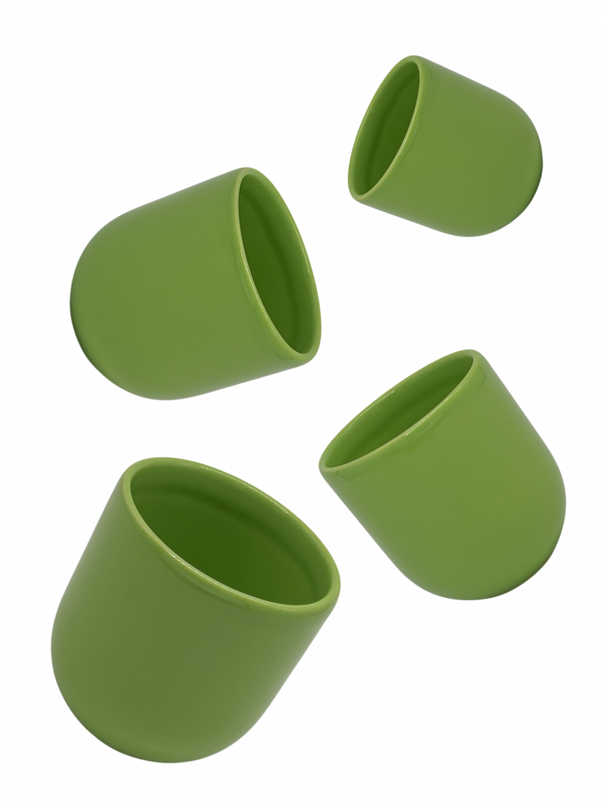 PAHAR CAFEA NOVUM VERDE DESCHIS (PANTONE Green Forest, 250ML) GRESIE GLAZURATA MANUAL 2