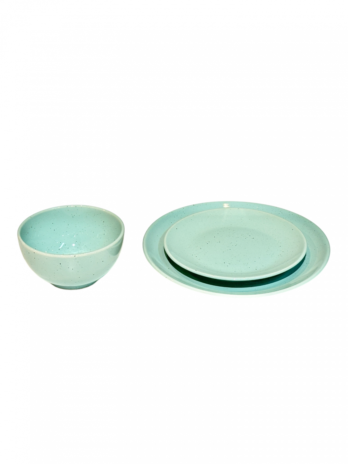 Set Farfurii 3 piese Mineral Aquamarine ( 1 Farfurie 26cm, 1 Farfurie 20cm, 1 Bol 480ml) 3