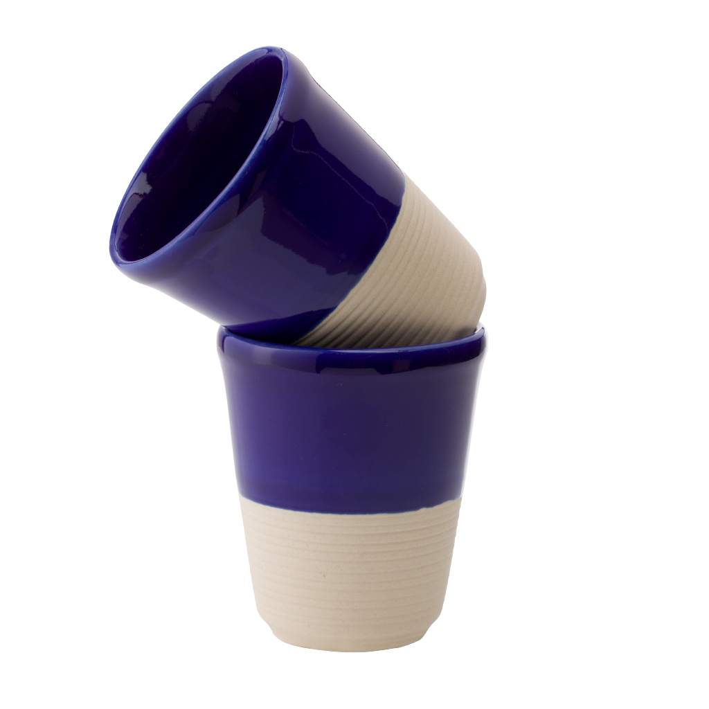 Pahar Arhitect Glaze Cobalt (2 Glazuri) 200 ml 2