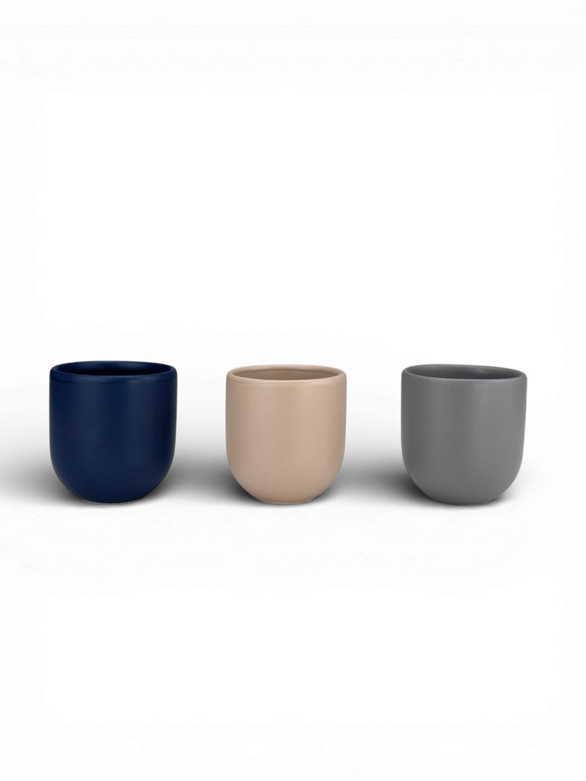 Set 3 cesti cafea Pahare Novum Trio Portal, glazura mata, 250ml 3