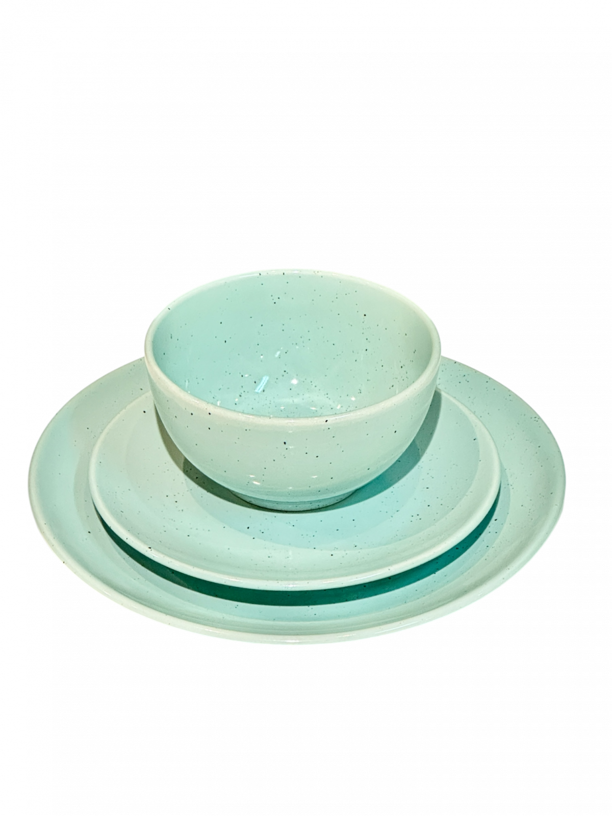 Set Farfurii 3 piese Mineral Aquamarine ( 1 Farfurie 26cm, 1 Farfurie 20cm, 1 Bol 480ml) 6