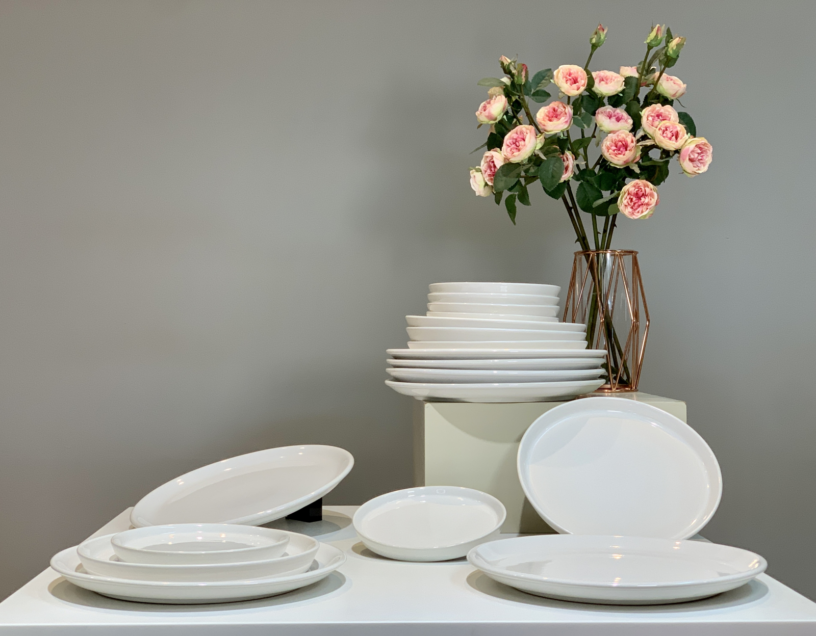 Platou Casablanca Roma 30 cm Alb 3