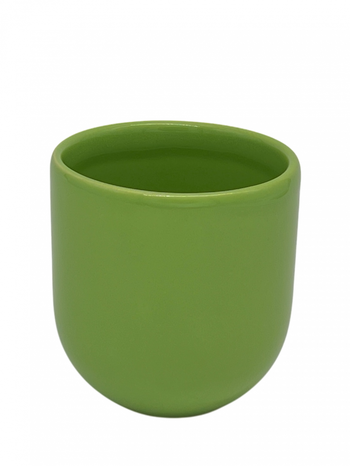 PAHAR CAFEA NOVUM VERDE DESCHIS (PANTONE Green Forest, 250ML) GRESIE GLAZURATA MANUAL