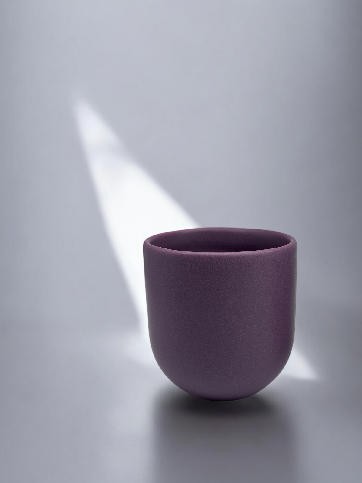 Set 3 Pahare Cafea NOVUM Velaris Purple Dynastia ,   250 ml, 150 ml, 80 ml (Mov Regal Mat) ,   Gresie Ceramica Glazurata Manual 4