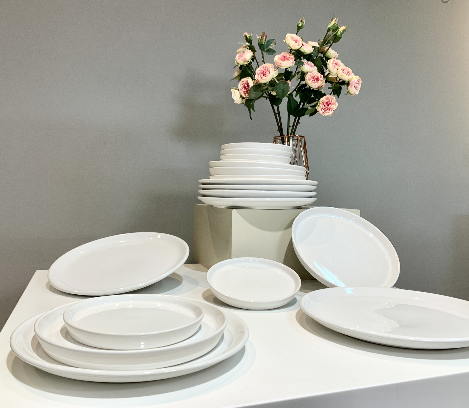 Platou Casablanca Roma 30 cm Alb 5