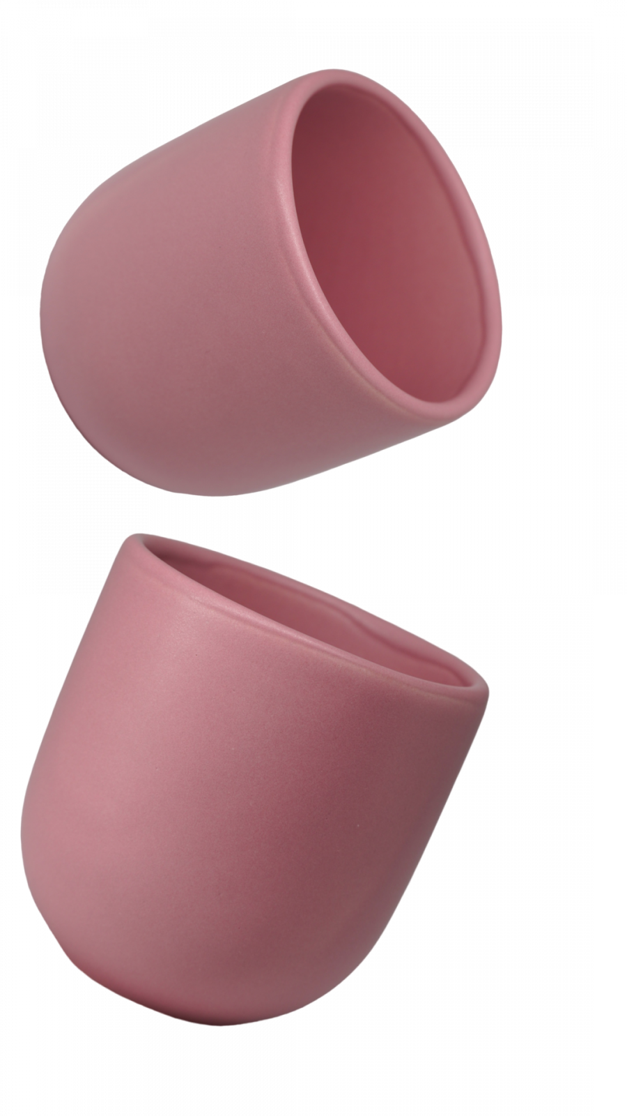 Set 4 Pahare Cafea Novum Roz (Pantone Coral Pink , 250ml) Gresie Glazurata Manual 2