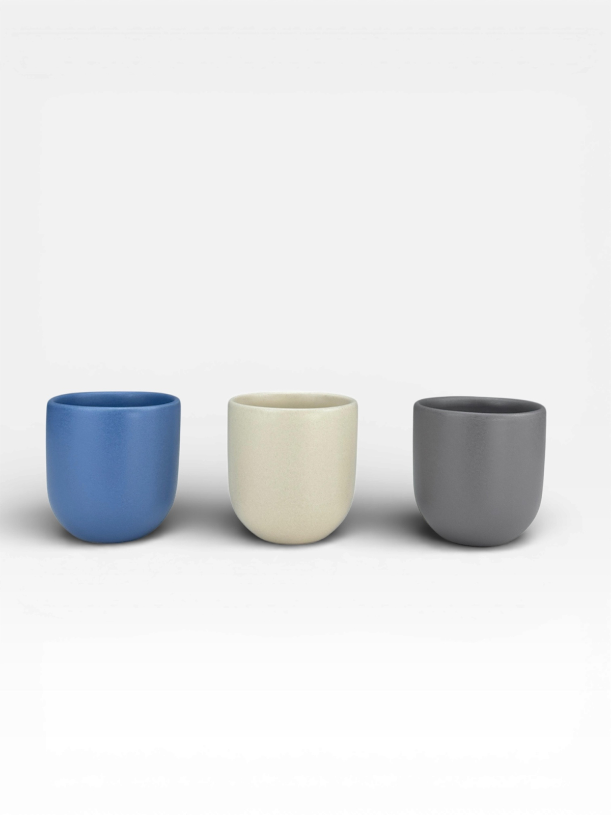 Set 3 cesti cafea Pahare Novum Trio Aurora, glazura mata, 250ml 3