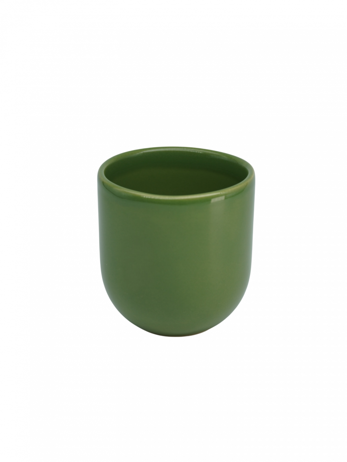 Pahar Cafea 250ml NOVUM Amazon Green Forest (Verde Inchis) Gresie Ceramica Glazurata Manual
