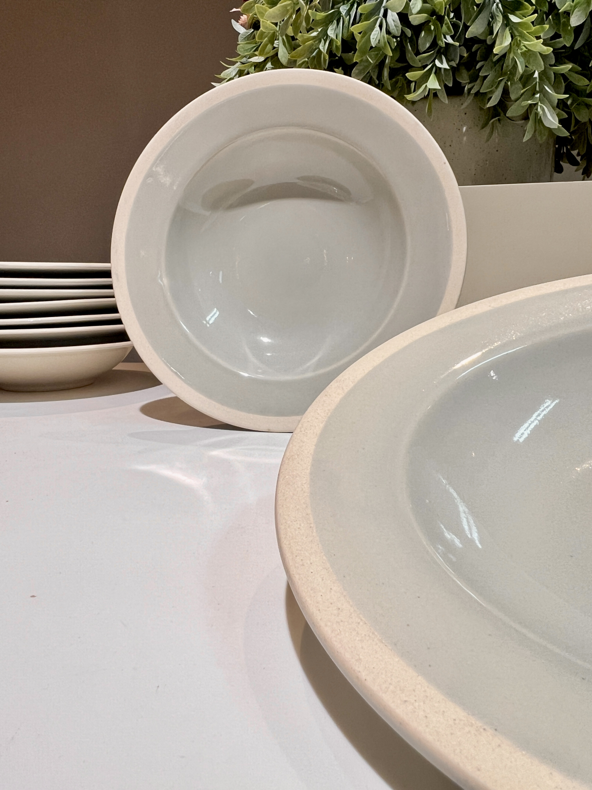 Farfurie Paste Glaze Gri Antracit (26cm glazurat manual) 2