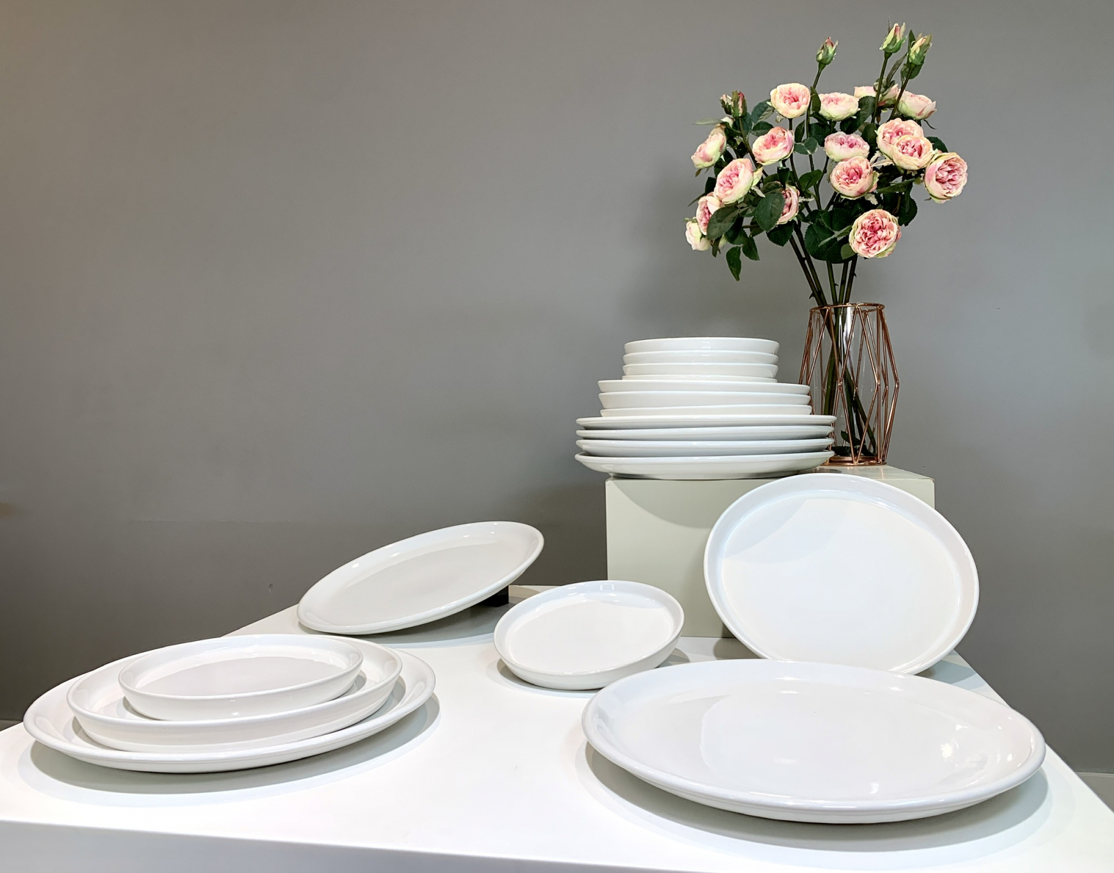 Platou Casablanca Roma 30 cm Alb 4