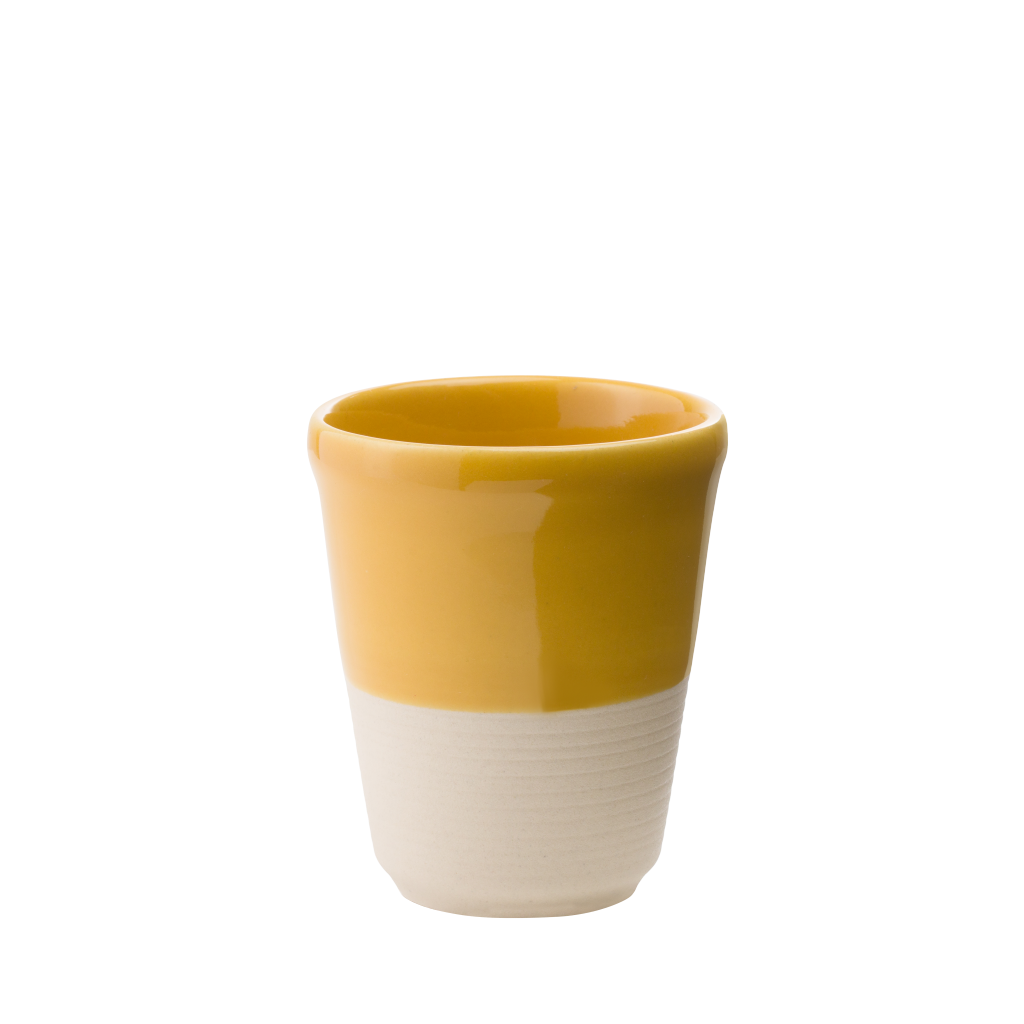 Pahar Arhitect Glaze Galben (2 Glazuri) 200 ml
