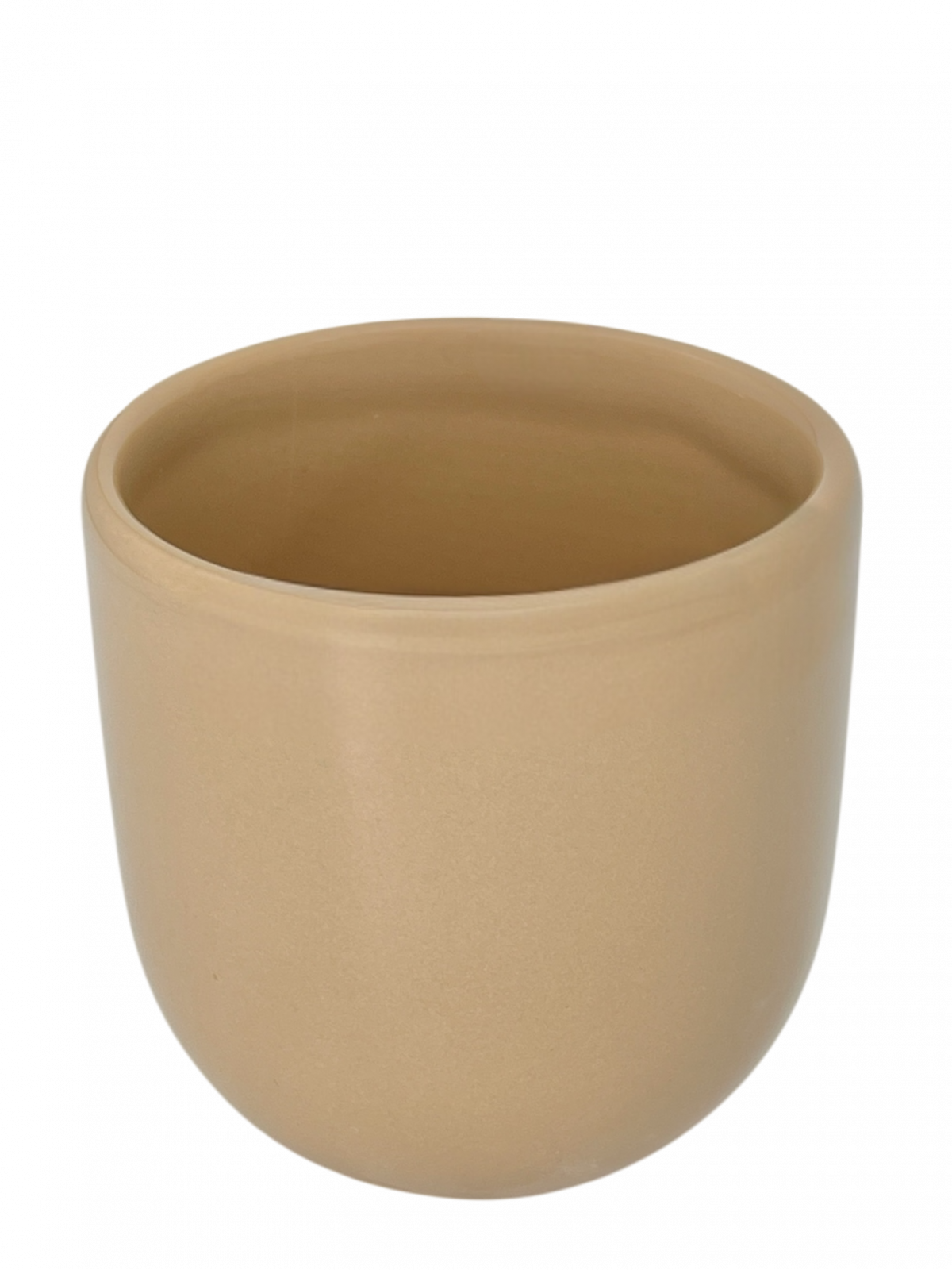 PAHAR CAFEA NOVUM BEJ DESCHIS (PANTONE Brazilian Sand, 250ML) GRESIE GLAZURATA MANUAL 4