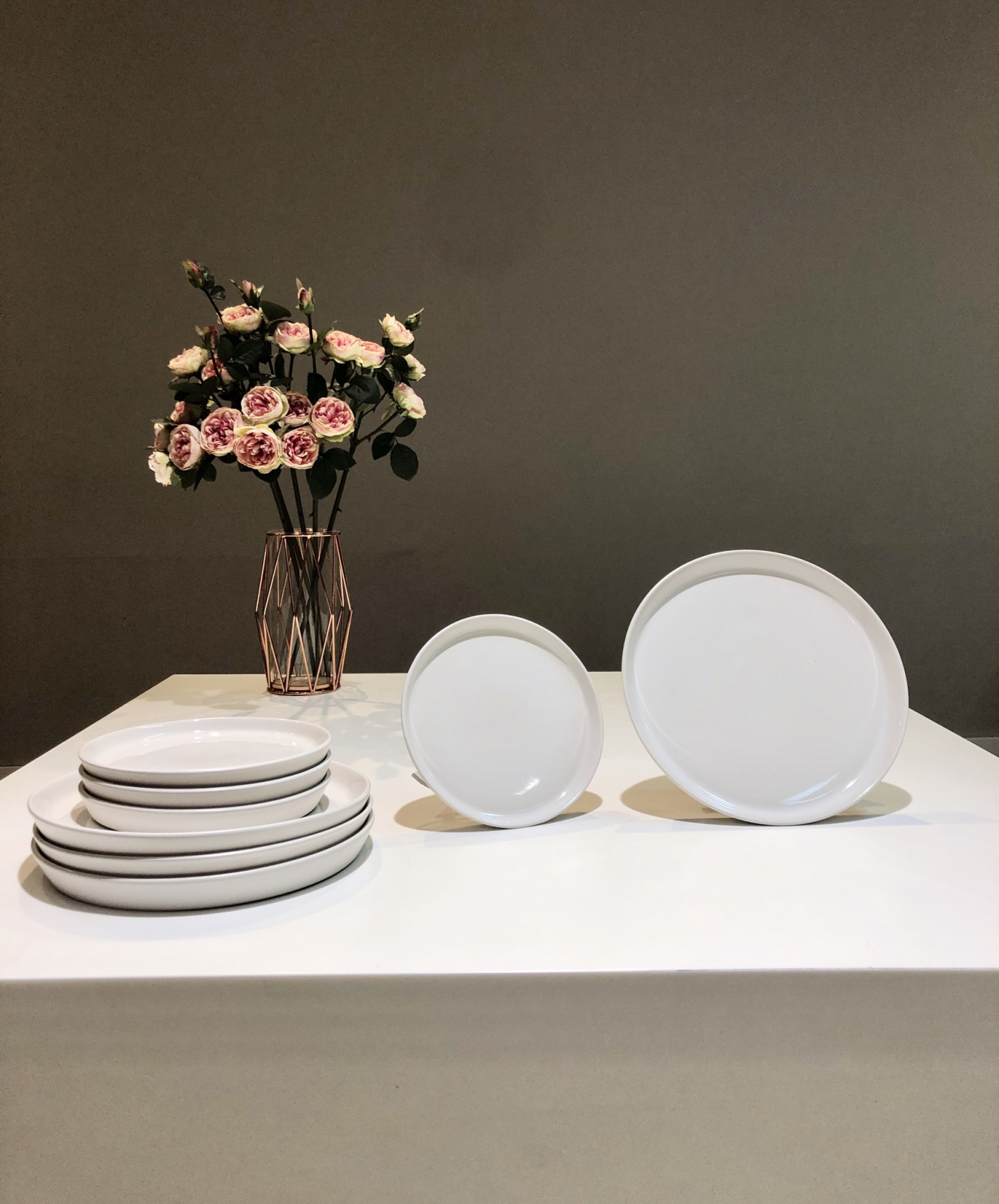 Set 4 Farfurii Casablanca (2F+2F Alb) 2