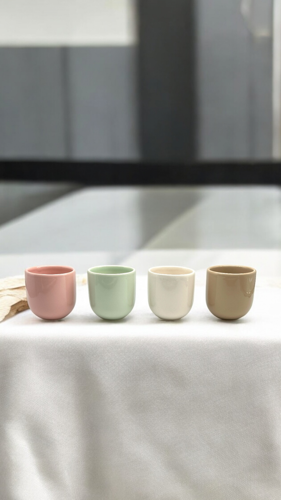 Set 4 Pahare Cafea Ceramica NOVUM Springtime 250ml 2