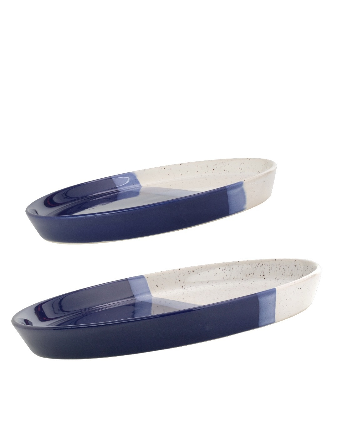Set 2 Farfurii Artizan Albastru Arhitect (1 Farfurie 25 cm,1 Farfurie 20 cm) 5