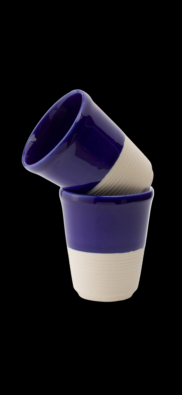 Pahar Arhitect Glaze Cobalt (2 Glazuri) 200 ml 4