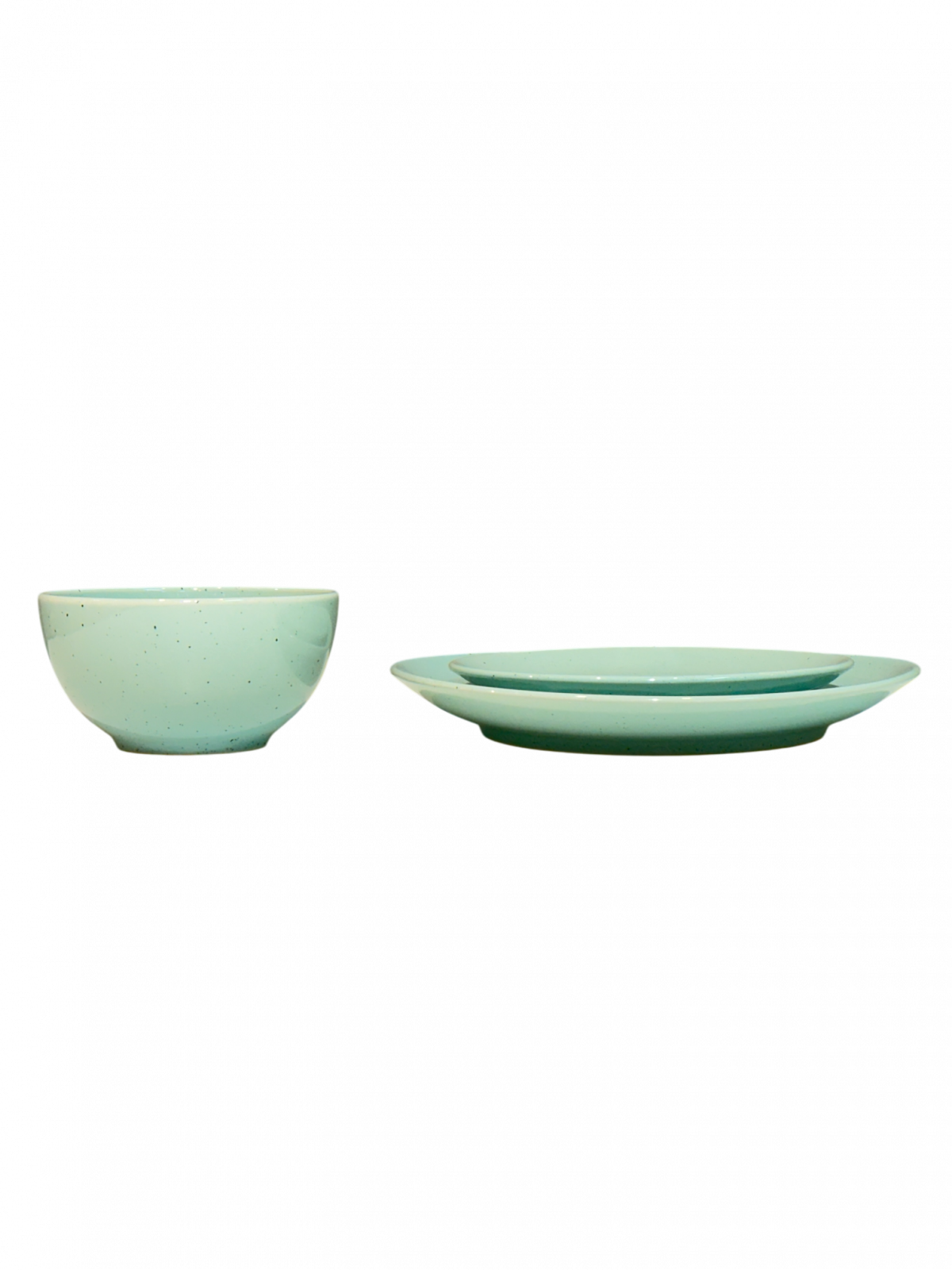 Set Farfurii 3 piese Mineral Aquamarine ( 1 Farfurie 26cm, 1 Farfurie 20cm, 1 Bol 480ml) 4