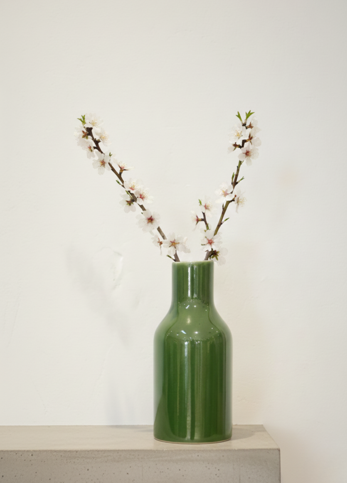 Vaza Verde Infinity Green (cilindru 24cm)