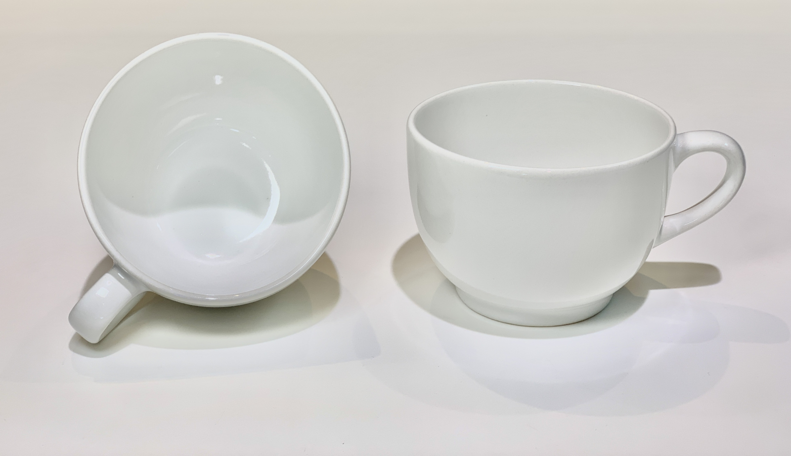 Set 2 Cani Casablanca, glazura alba lucioasa, 350ml 5