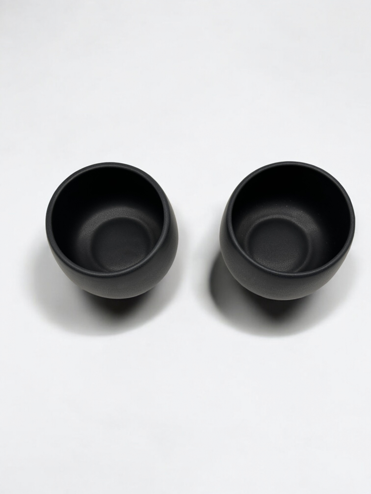 Set 2 Pahare Cafea NOVUM Vulcano Cappucino (Negru Carbon Mat 330ml) Flat White, Latte, Cappucino 6