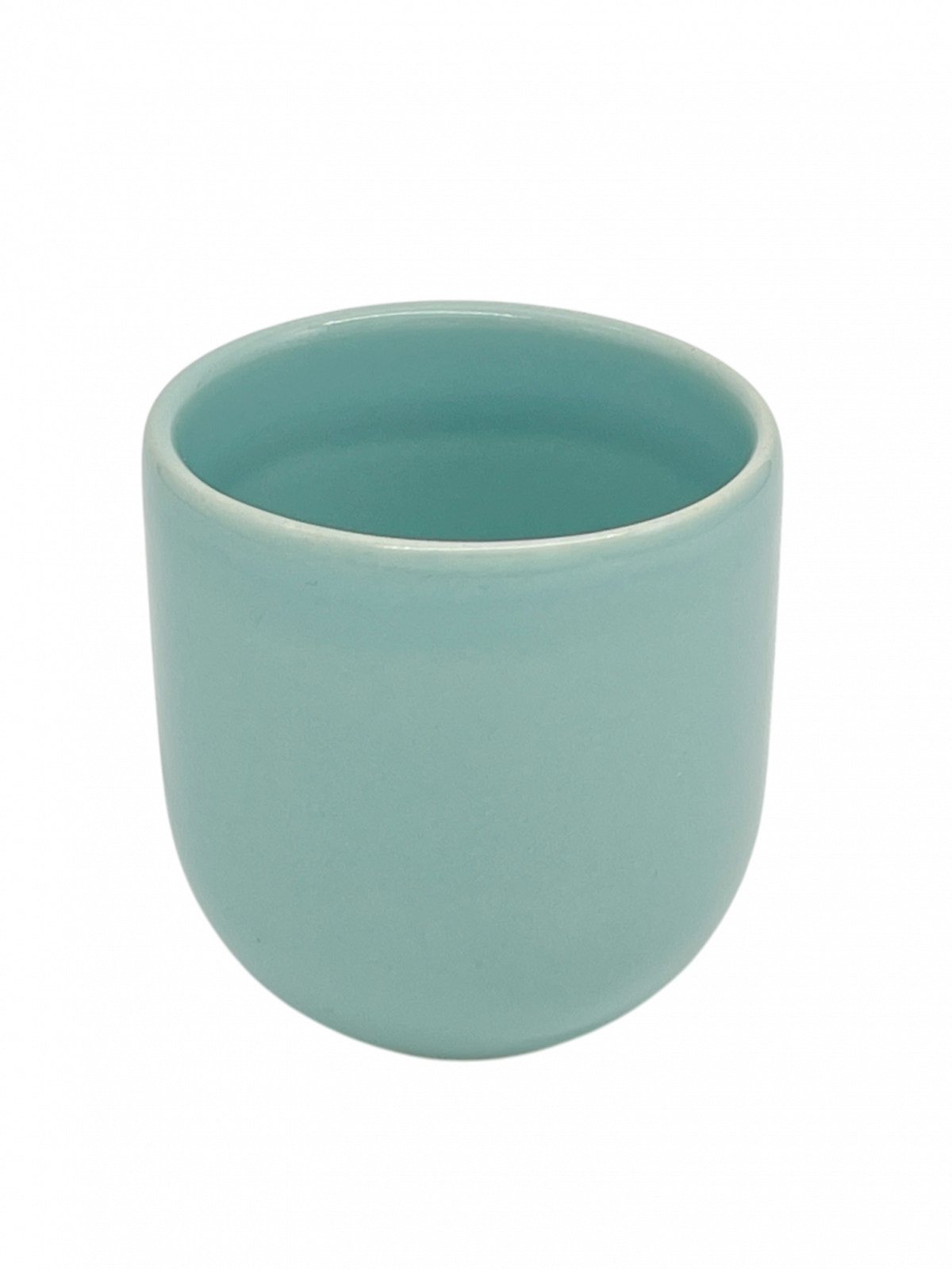 Pahar Cafea Albastru deschis (PANTONE Baby Blue, 250ml), gresie glazurata manual