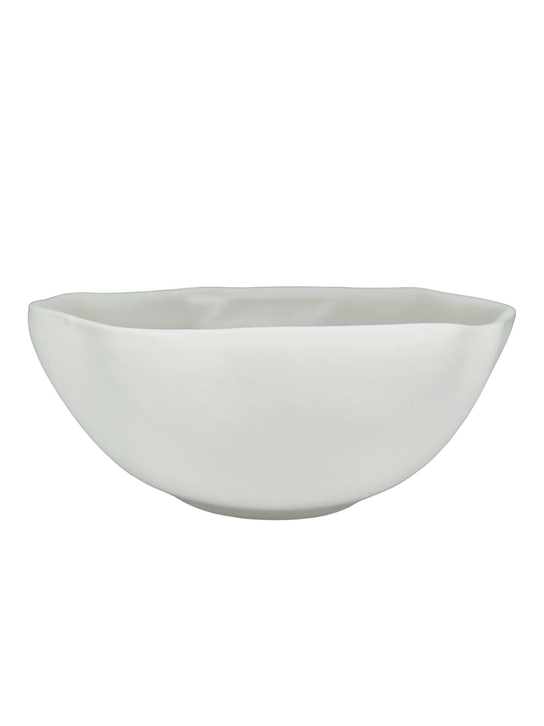 Bol NOVUM alb mat Milk Foam 15,5cm diametru, 7cm inaltime, 500ml  (gresie ceramica glazurata manual)