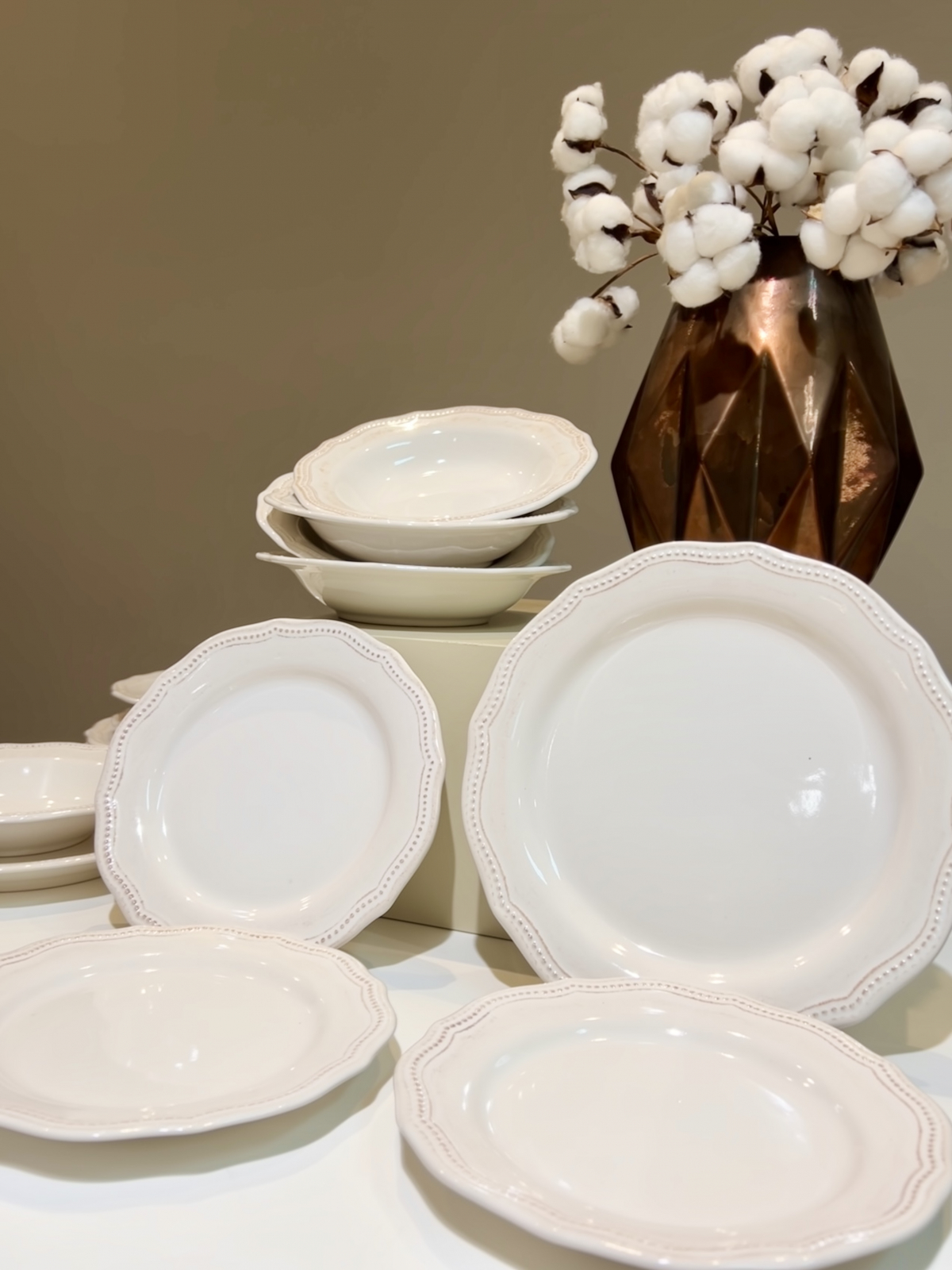 Bol Supa Vintage White 21,5cm - Ceramica Premium 6