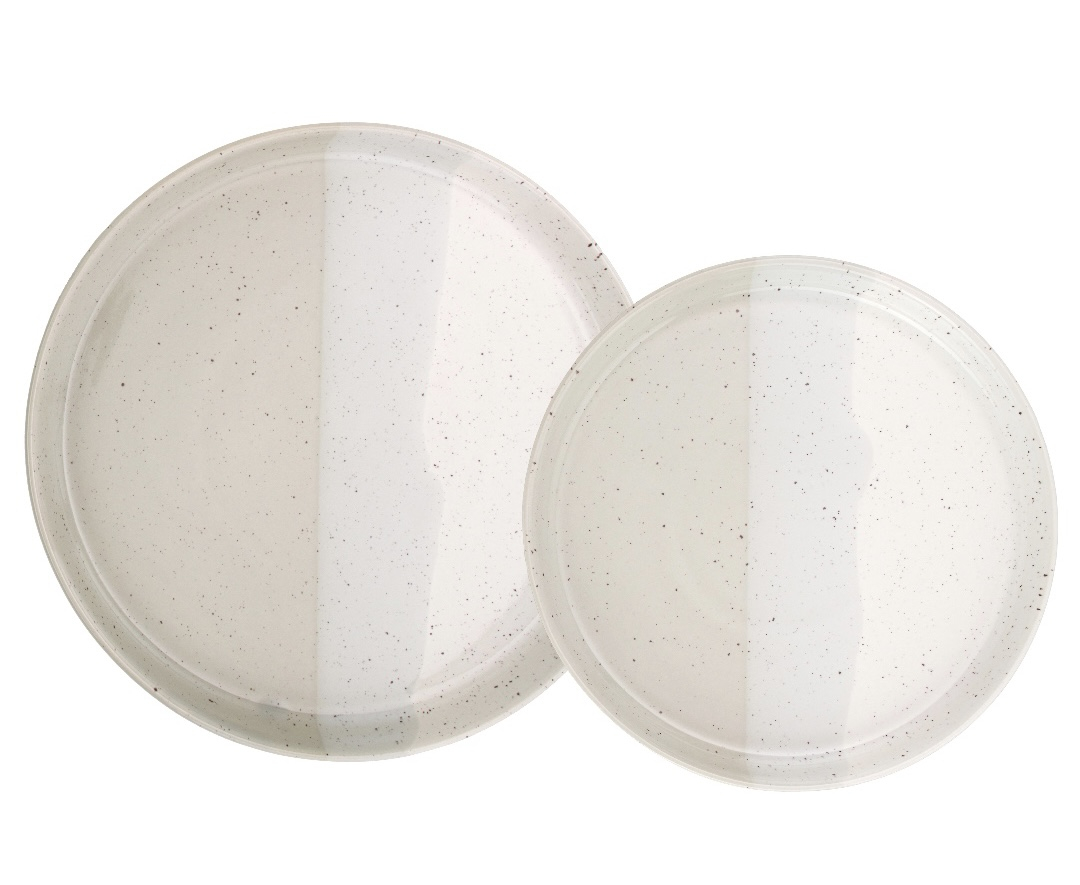Set 2 Farfurii Artizan GRI Arhitect ( 1 Farfurie 25 cm 1 Farfurie 20 cm ) 2
