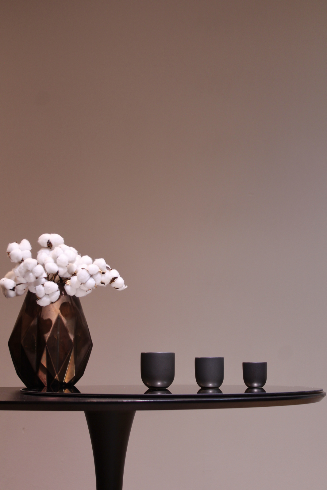 Set 2 Pahare Mari Ceramica Novum Vulcano 250ml, Negru Carbon Mat (Cappuccino, Flat White, Latte) 2