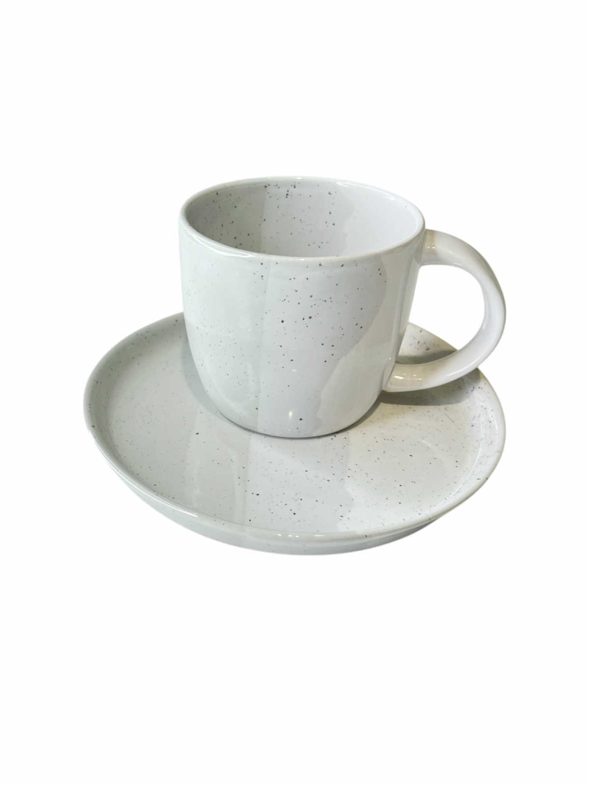 Set Cafea Cana si Farfurie Artizan Gri (1 cana 450ml, 1 farfurie 20cm) 3