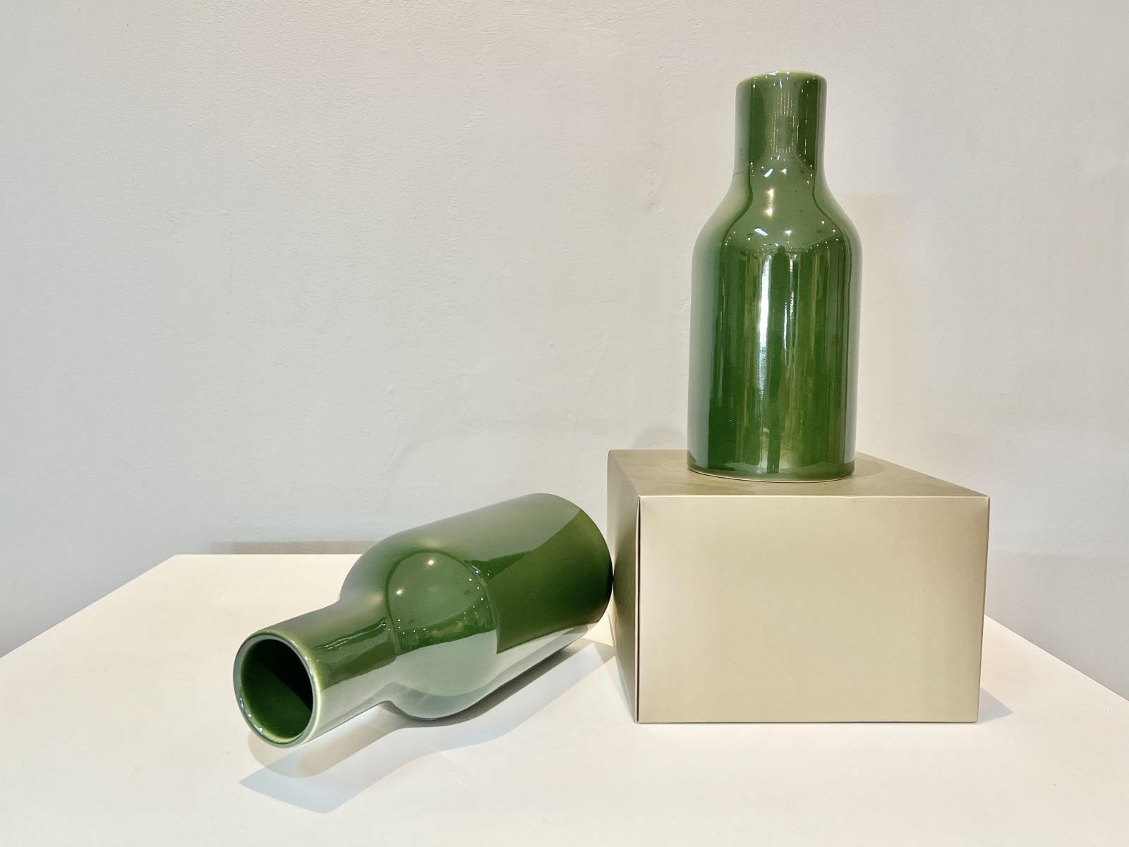 Set 2 Vaze Verde Infinity Green ( cilindru 24cm ) 5