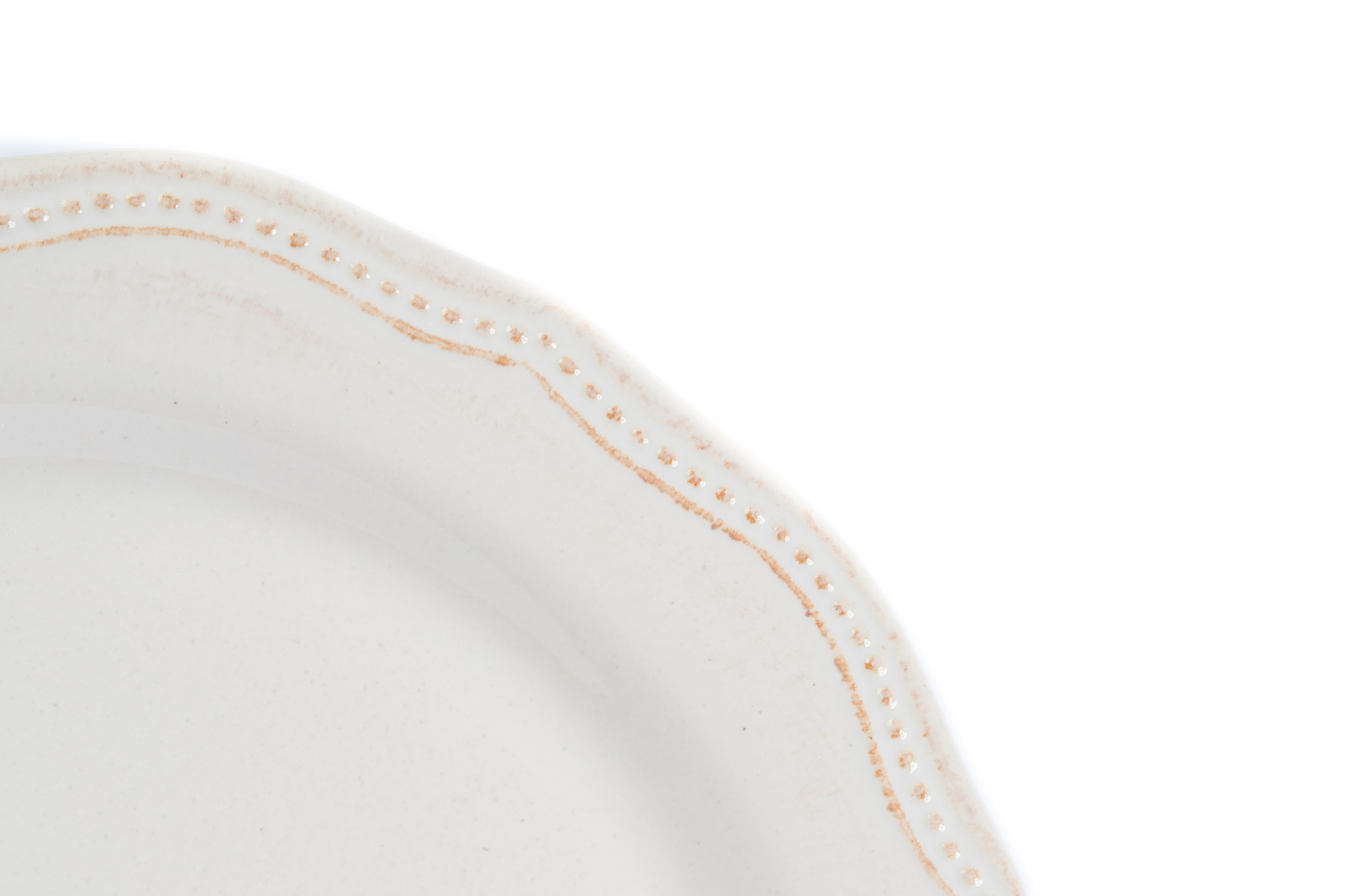 Set 4 Farfurii Aperitiv Vintage White 21,5cm - Ceramica Premium 3