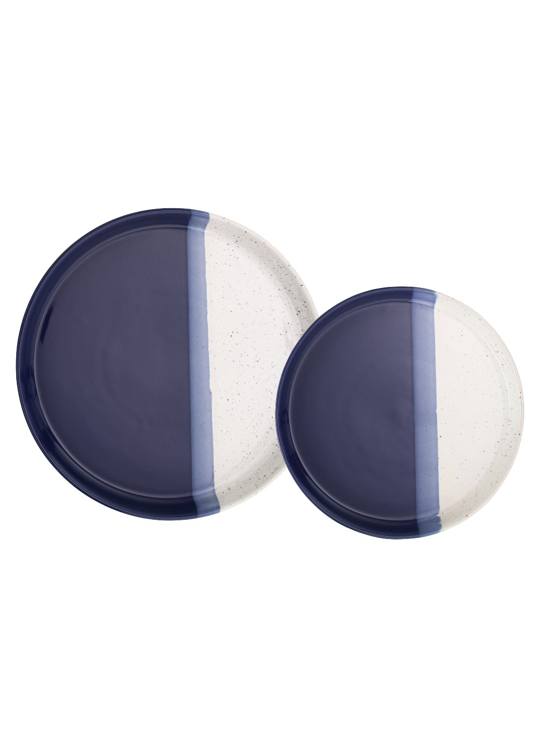 Set 2 Farfurii Artizan Albastru Arhitect (1 Farfurie 25 cm,1 Farfurie 20 cm) 4