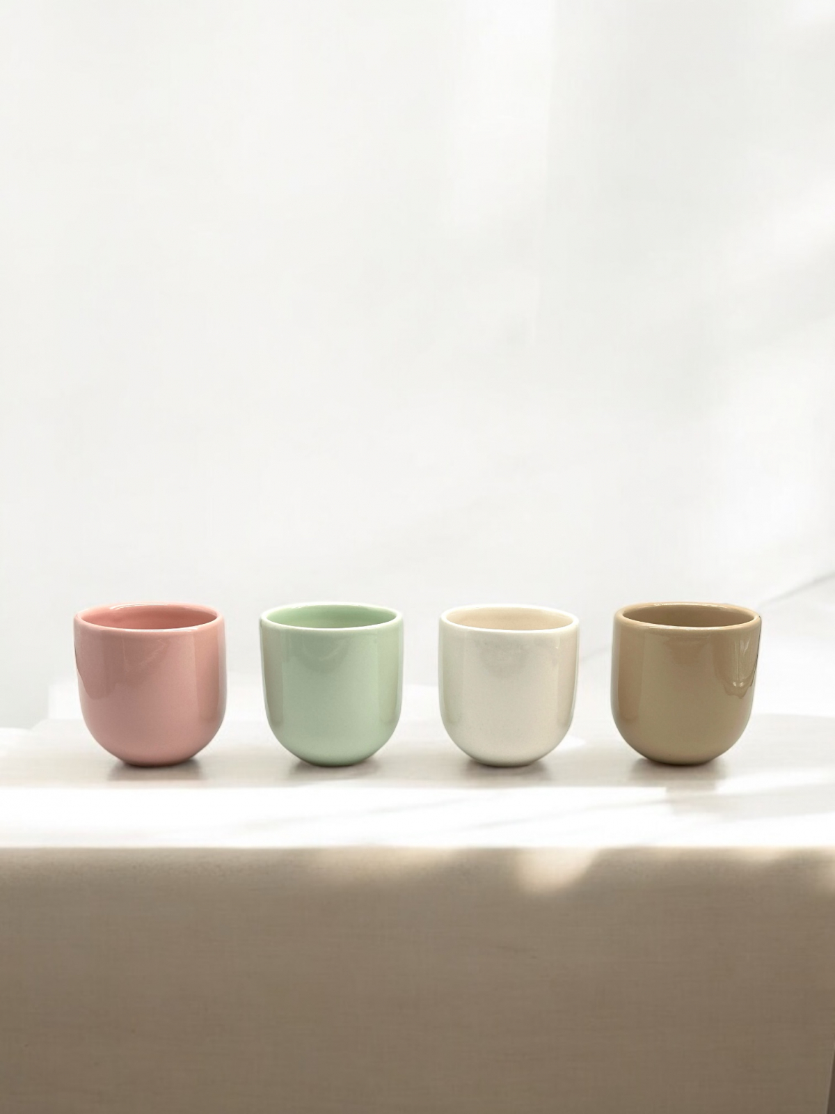 Set 4 Pahare Cafea Ceramica NOVUM Springtime 250ml