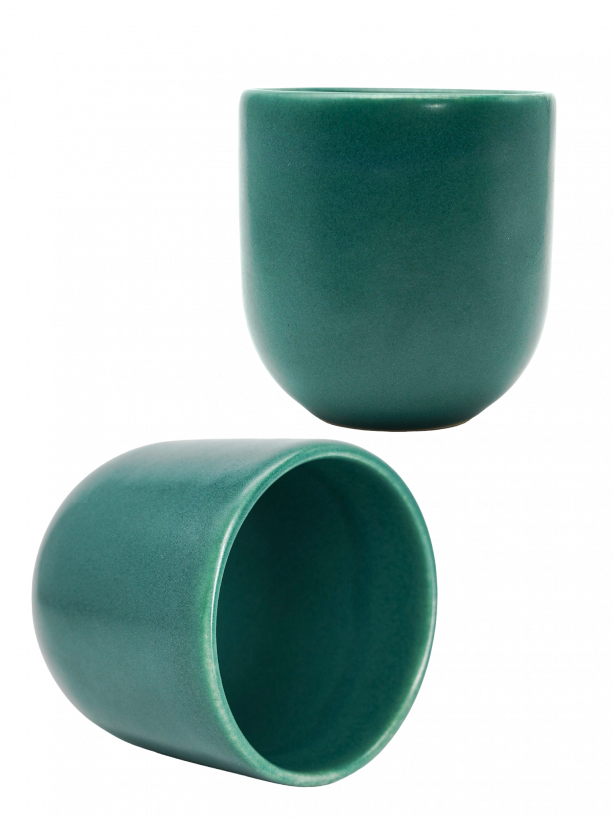 Pahar Cafea Novum Verde Emerald 250ml (Glazurat Manual) 3