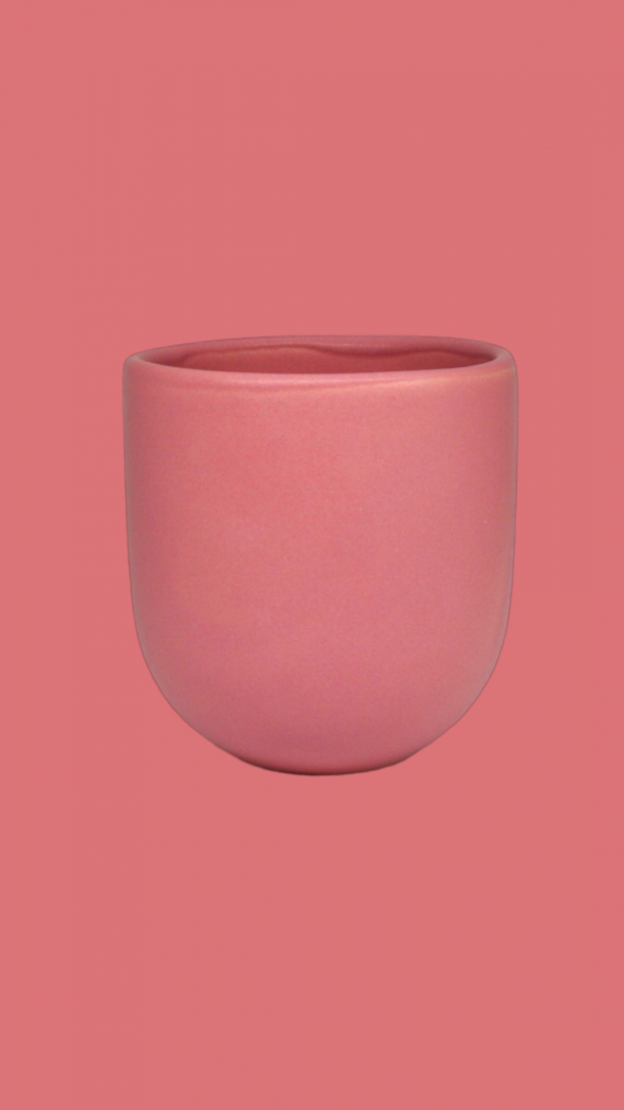 Set 4 Pahare Cafea Novum Roz (Pantone Coral Pink , 250ml) Gresie Glazurata Manual 3