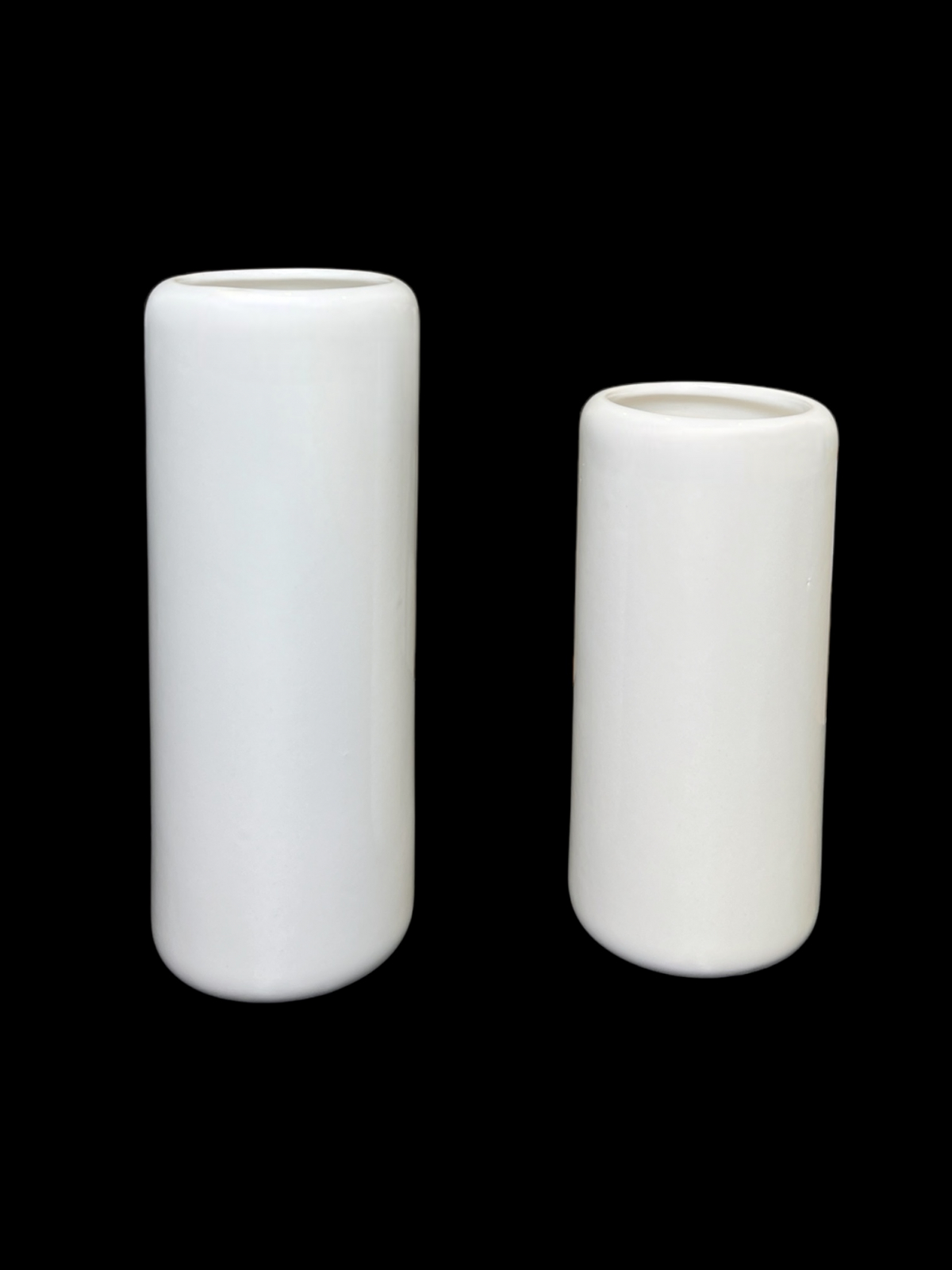 Set 2 Vaze Mari  Flori Nobel Alb Casablanca (1 Vaza 28cm + 1 Vaza 23cm) 3