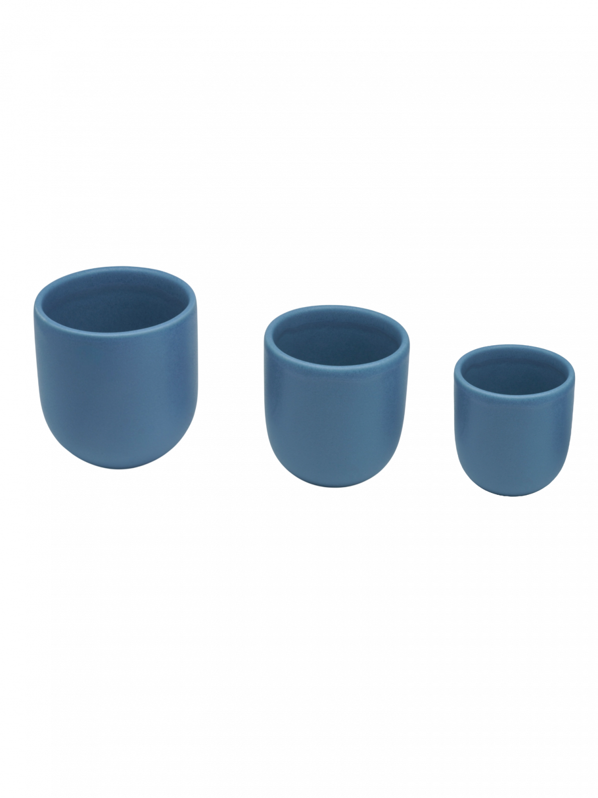Pahar Cafea NOVUM Velaris Blue Moon 250 ml (Luna Albasta Mat) ,   Gresie Ceramica Glazurata Manual 6