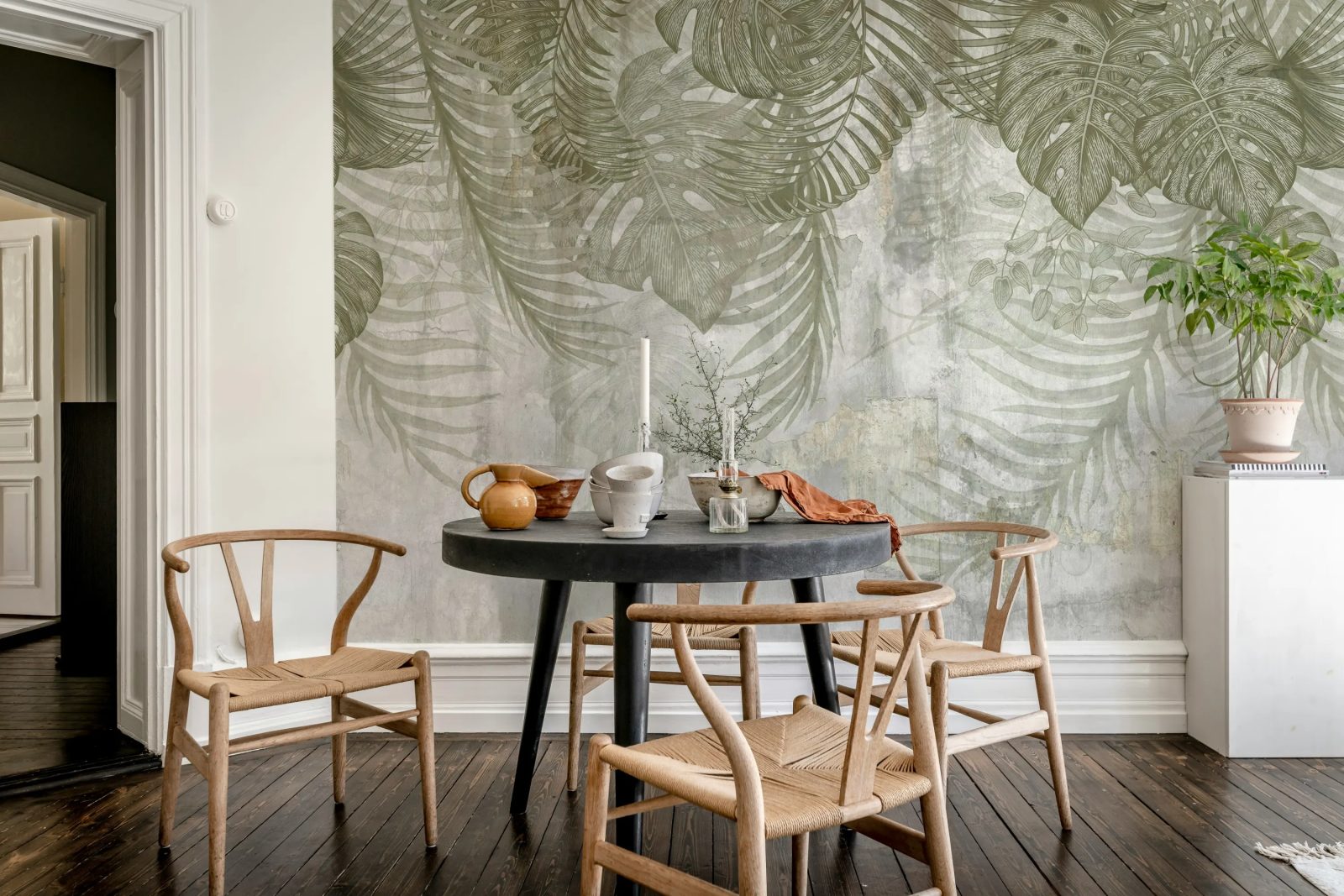 Monstera Wall, Green, Rebel Walls 2