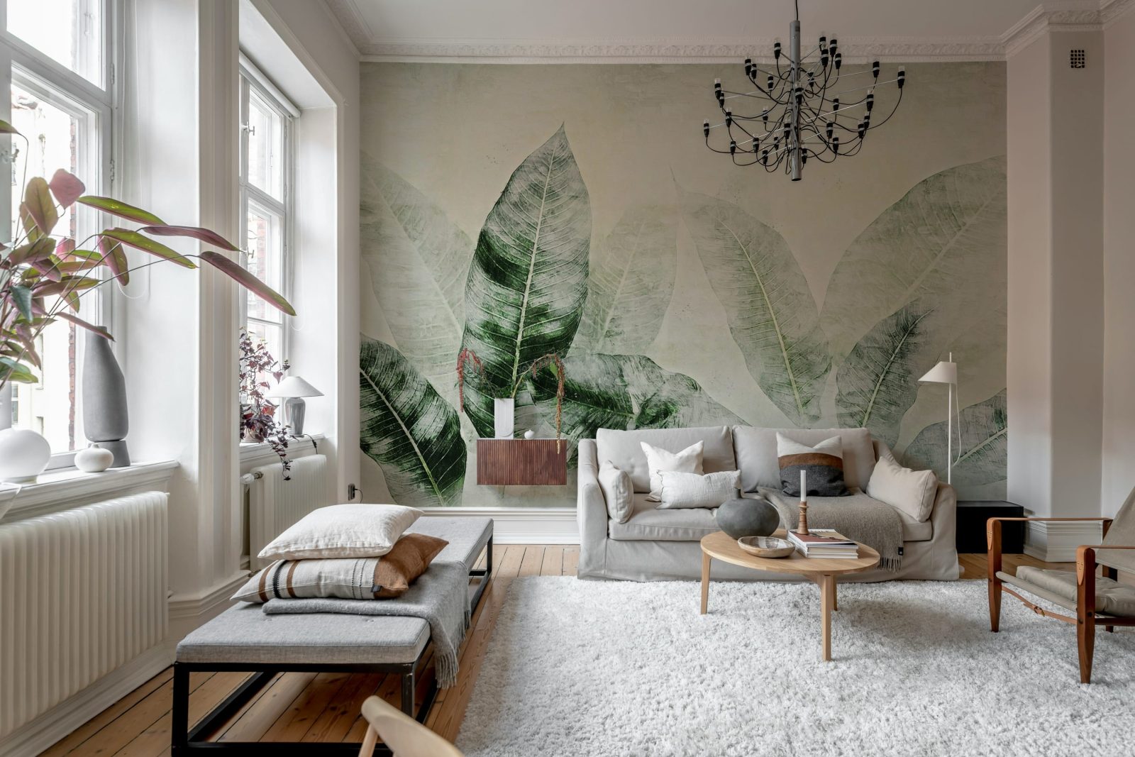 Misty Leafs, Green, Rebel Walls 2
