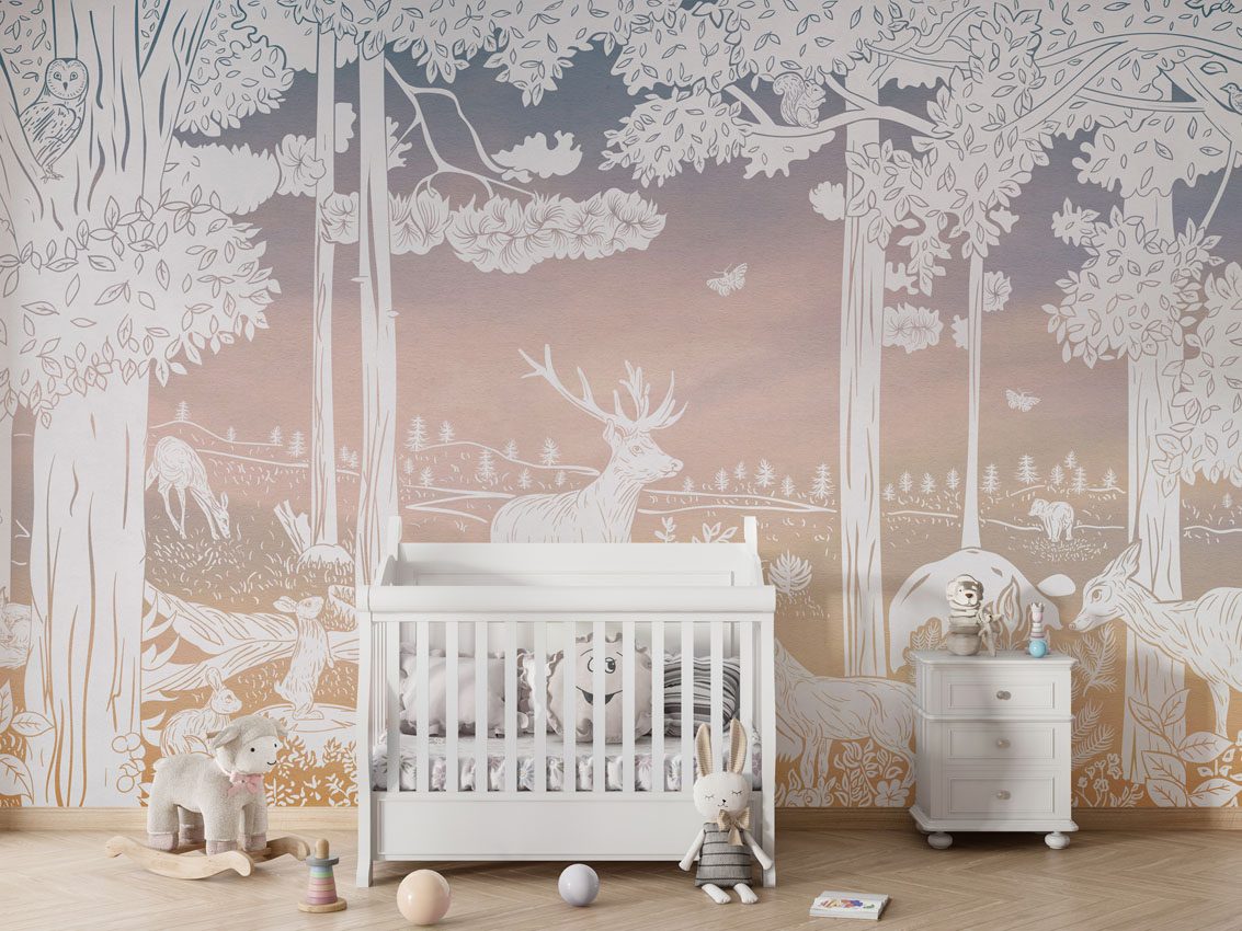 Monochrome Forest - Pink Sky, Kikki Belle 2