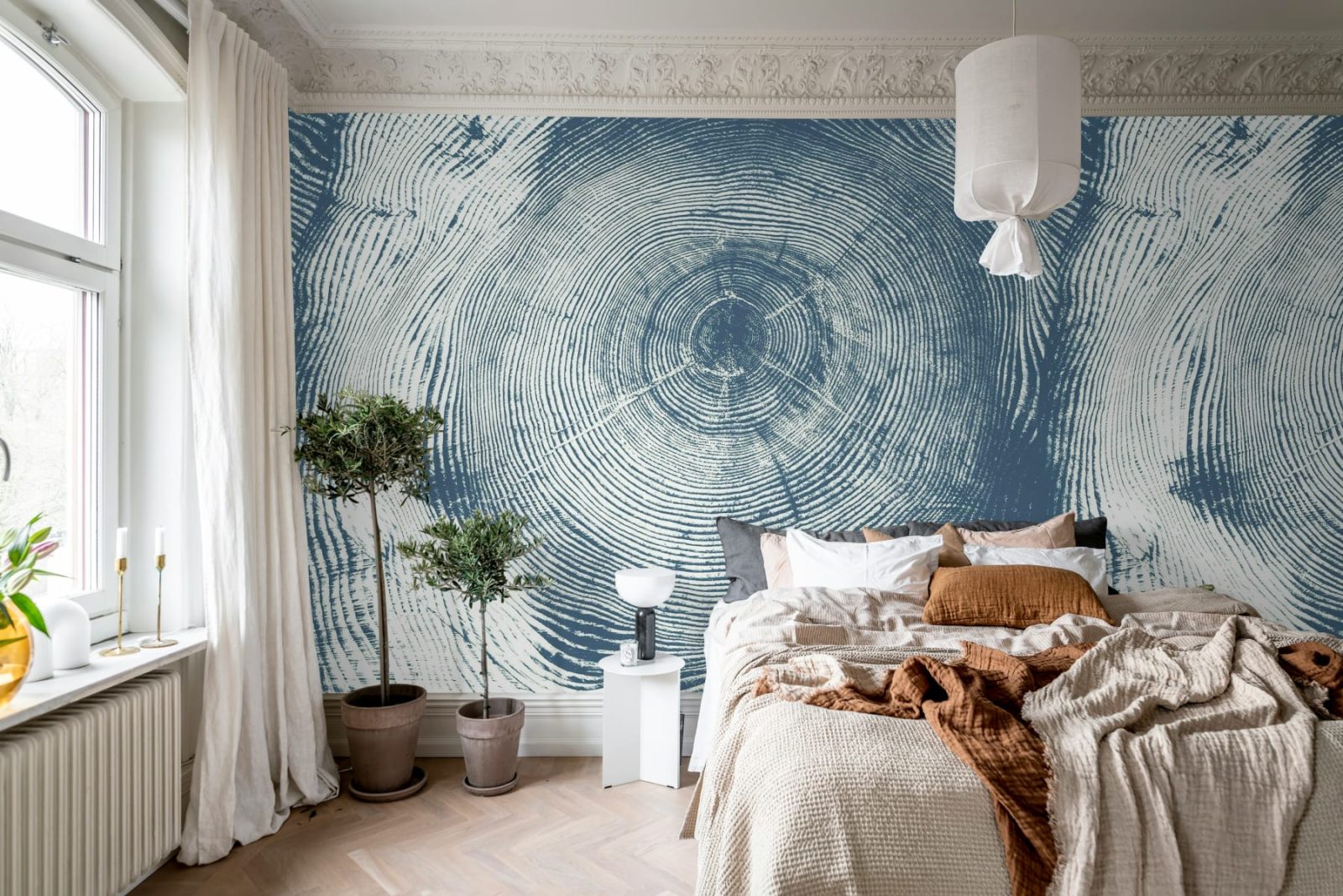 Tree Cut, Blue, Rebel Walls 2
