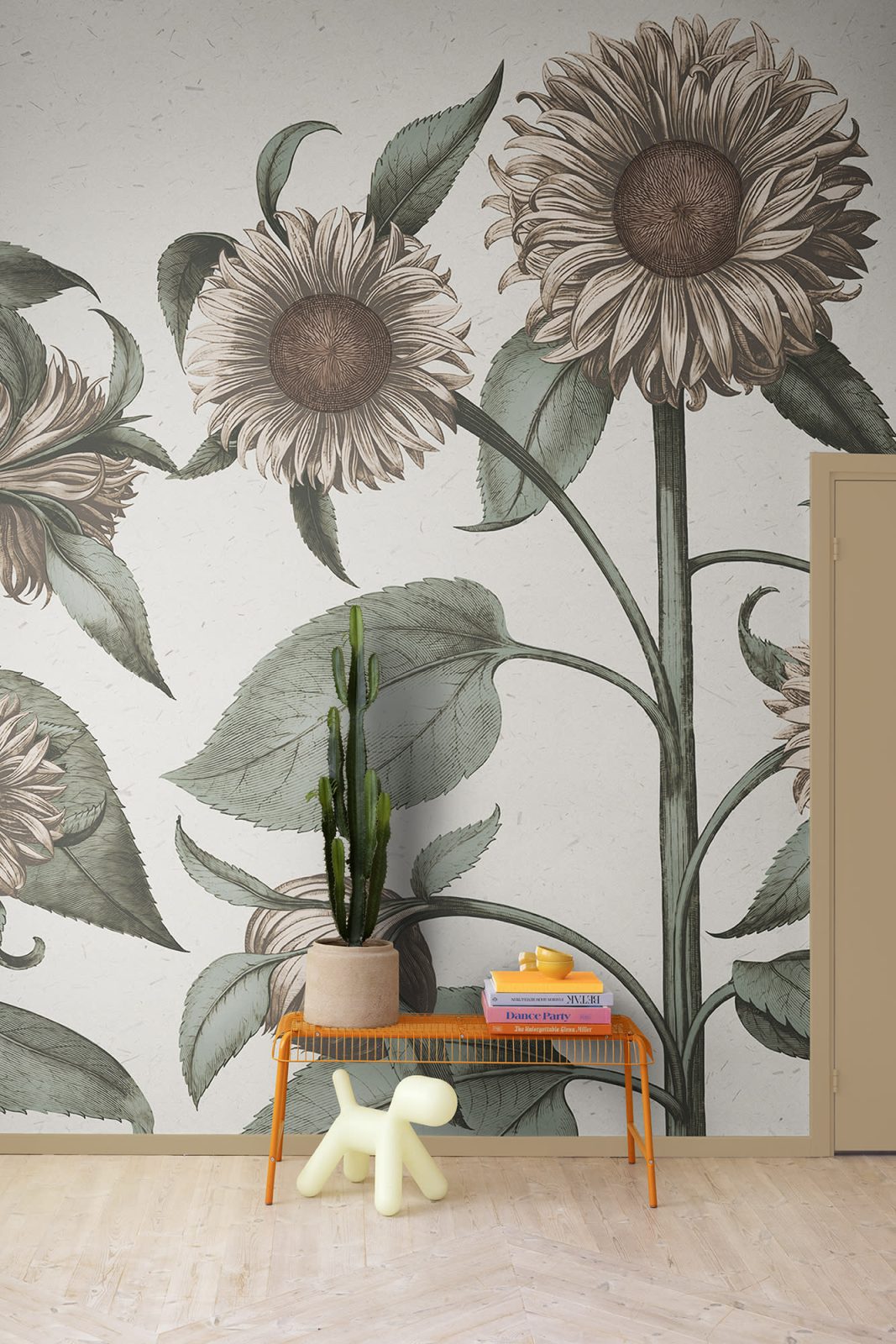 Sunflower, Peach, Rebel Walls 3