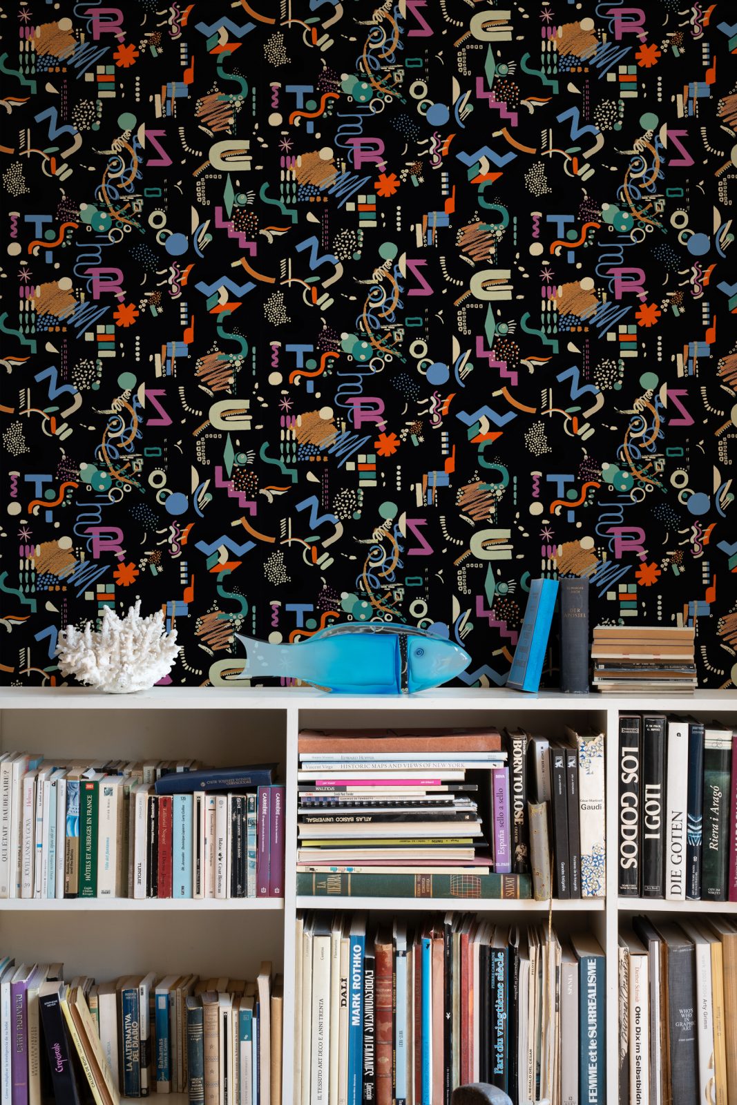 Funny Shapes, Black, TresTintas 5mp / rola 2