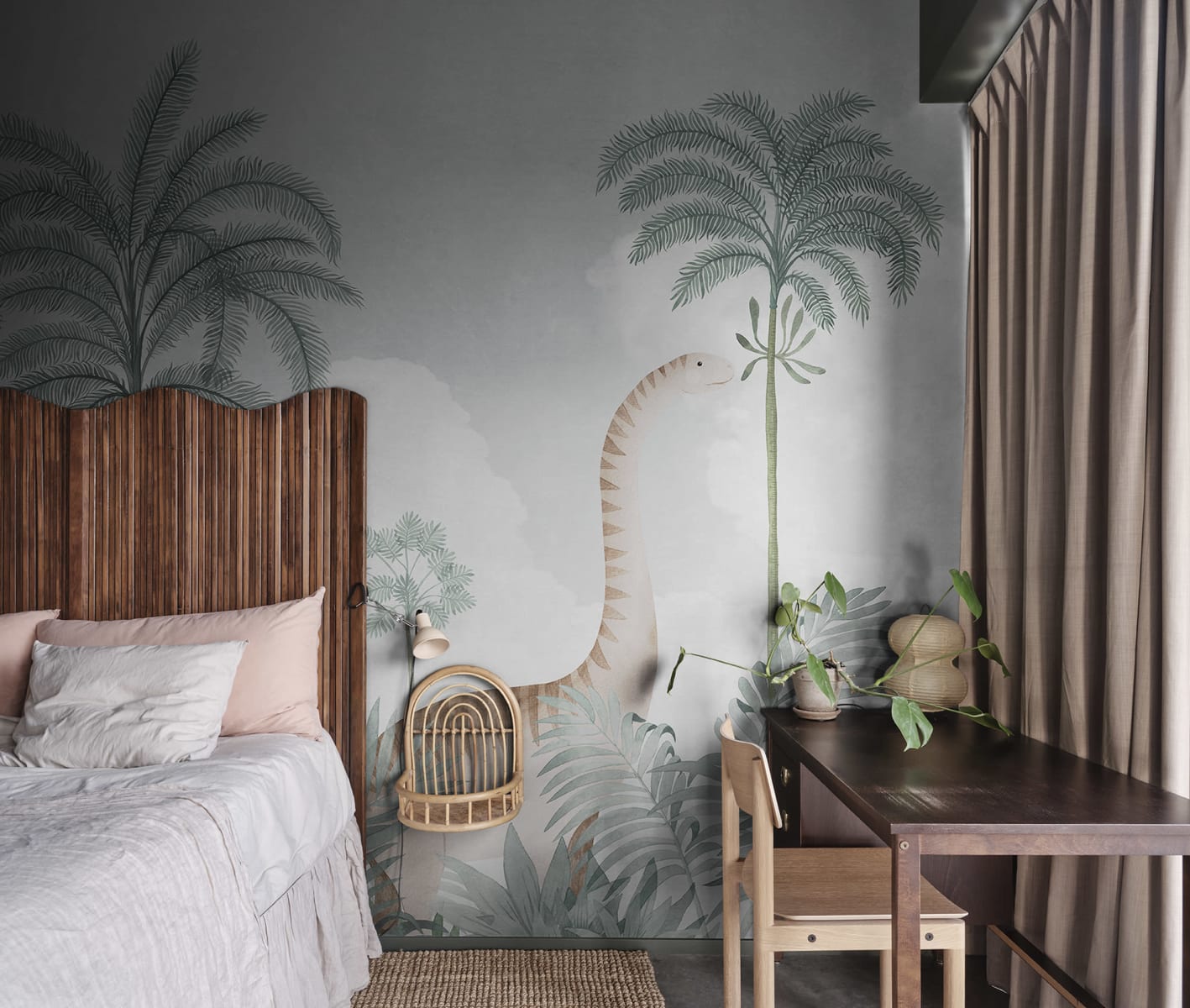 Dinosaur World, Gray, Rebel Walls 2