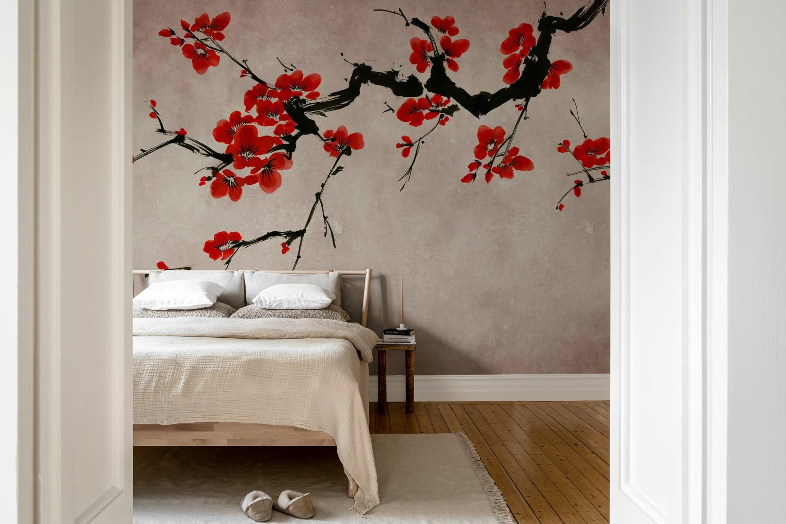 Blush of Spring, Red, Rebel Walls 3