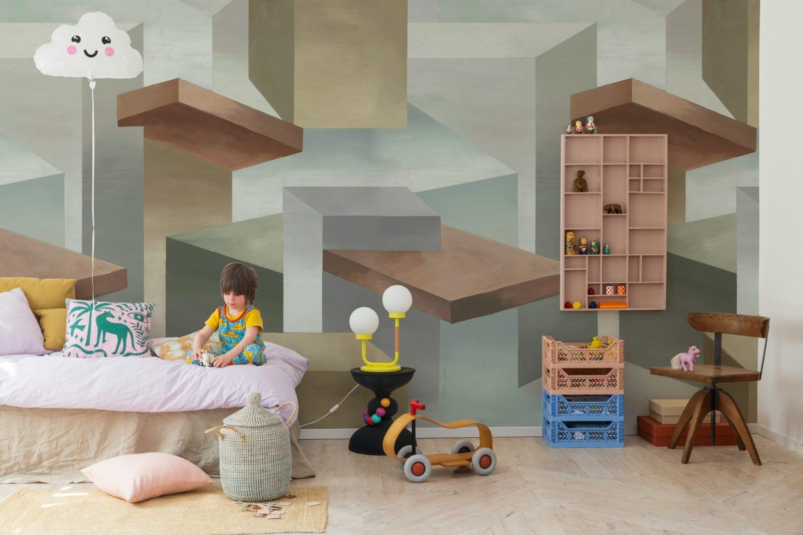 Geometrics, Beige, Rebel Walls 2