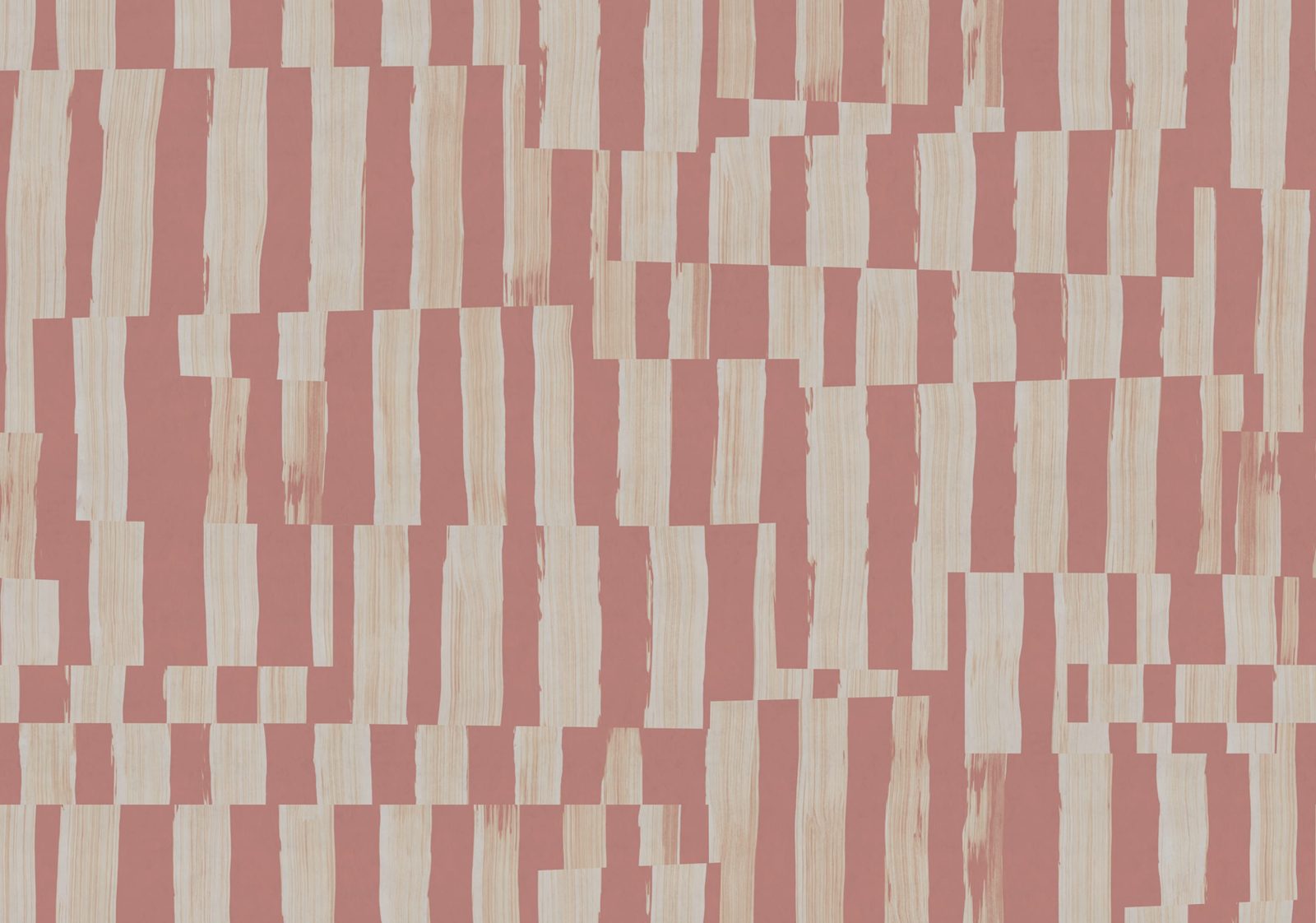 Broken Stripes, Pink, Rebel Walls
